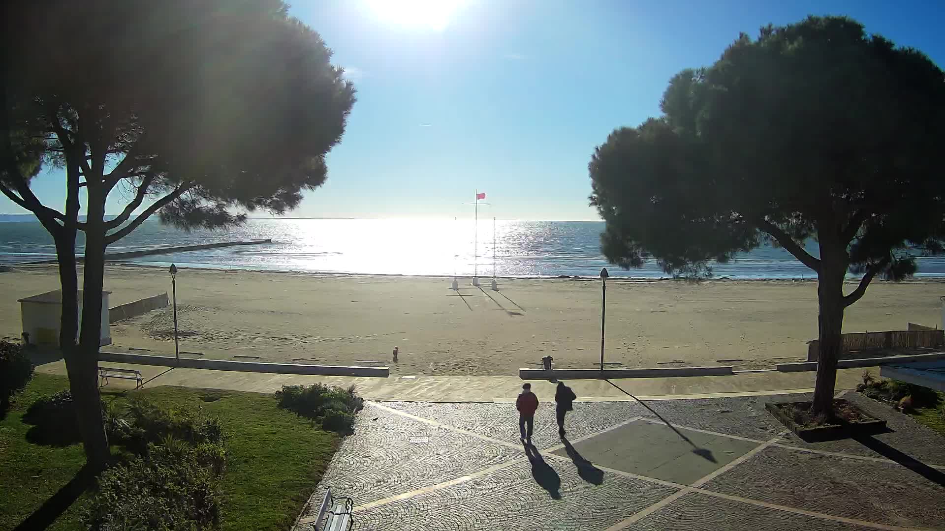 Grado Beach Webcam Entrance | Real-Time View of the Seaside