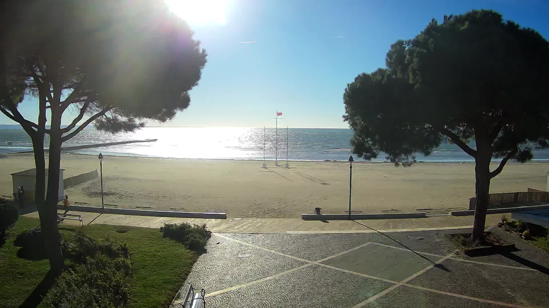 Grado Strand Eingang | Live-Ansicht der Küste