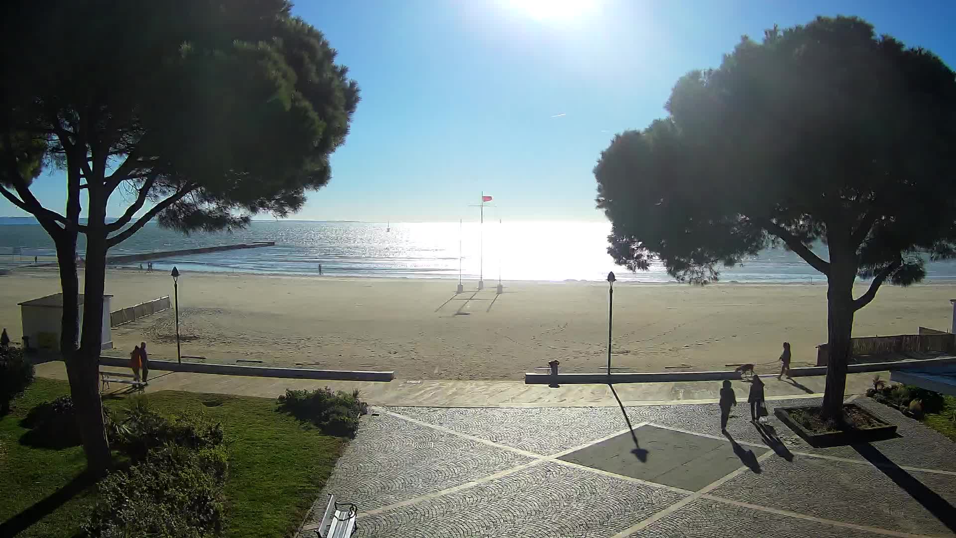 Entrée Plage Grado | Vue en Direct sur le Littoral