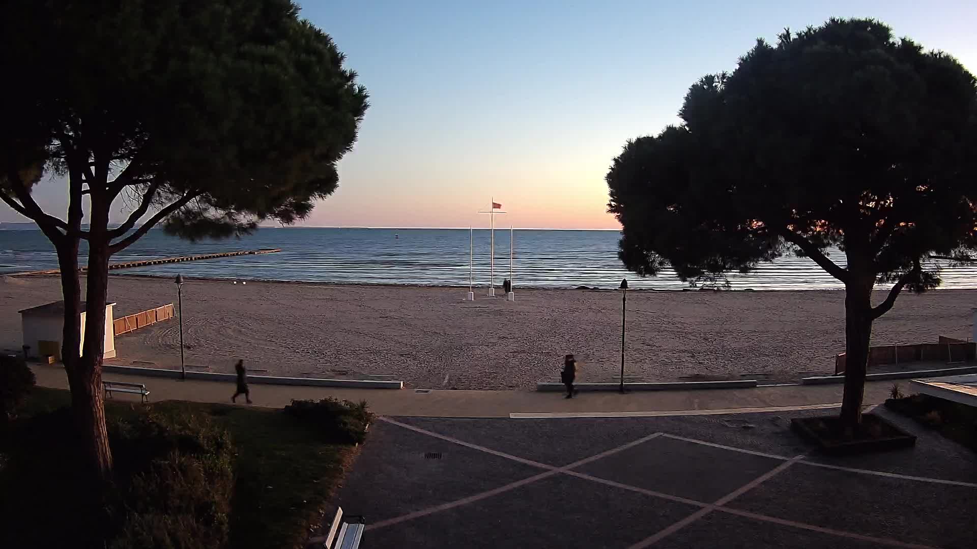 Entrée Plage Grado | Vue en Direct sur le Littoral