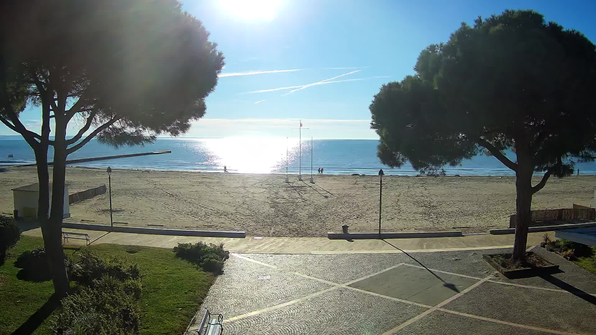 Grado Beach Webcam Entrance | Real-Time View of the Seaside