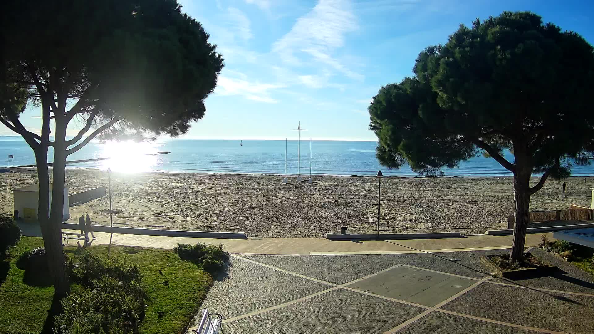 Grado Beach Webcam Entrance | Real-Time View of the Seaside