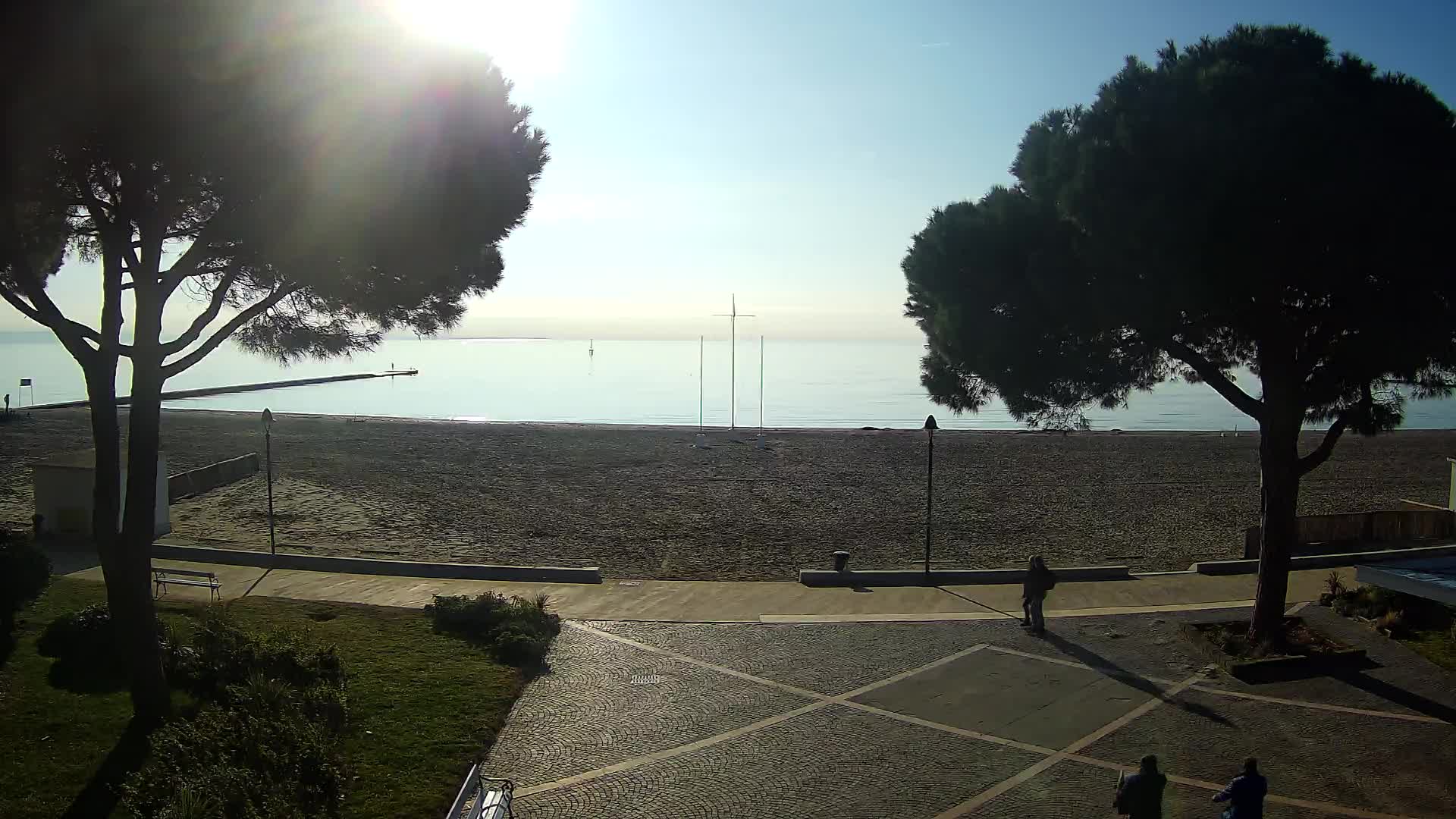 Grado Beach Webcam Entrance | Real-Time View of the Seaside