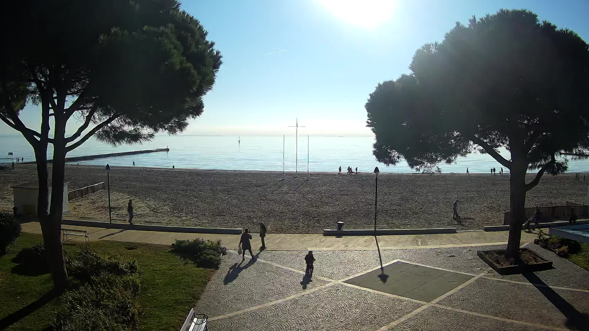 Grado Beach Webcam Entrance | Real-Time View of the Seaside