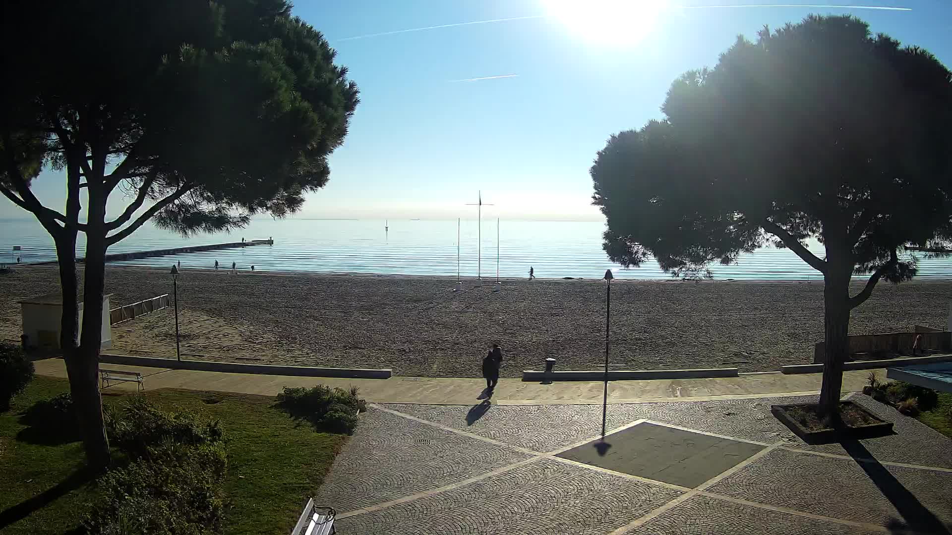 Grado Beach Webcam Entrance | Real-Time View of the Seaside