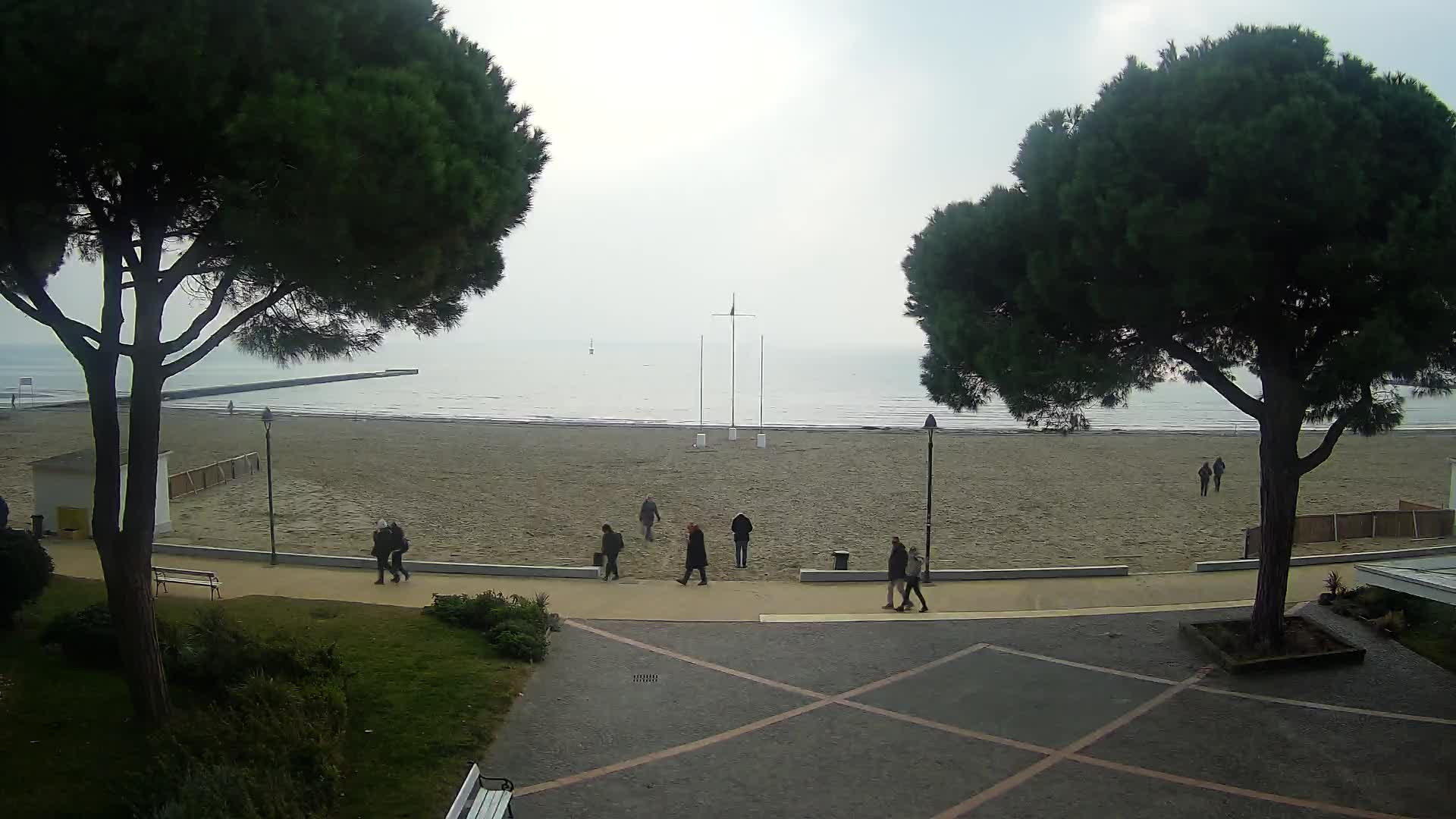 Grado Beach Webcam Entrance | Real-Time View of the Seaside