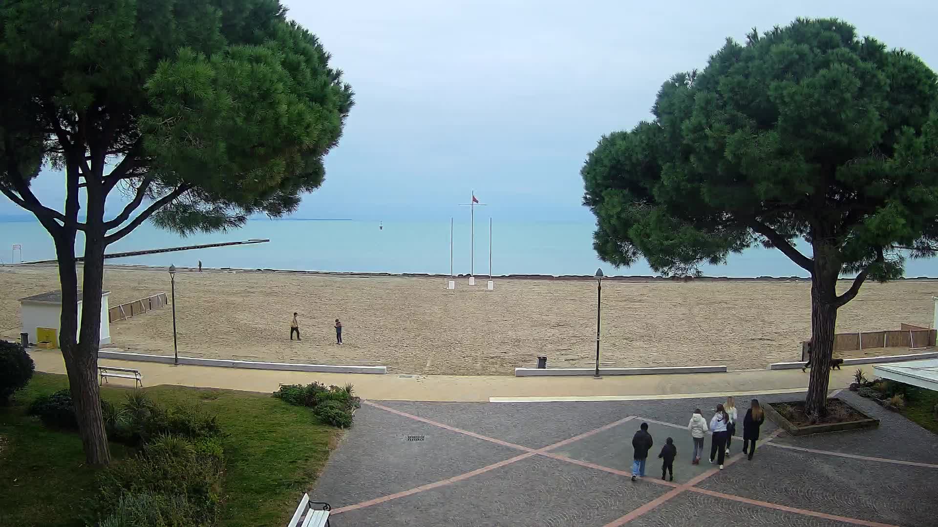 Grado Strand Eingang | Live-Ansicht der Küste