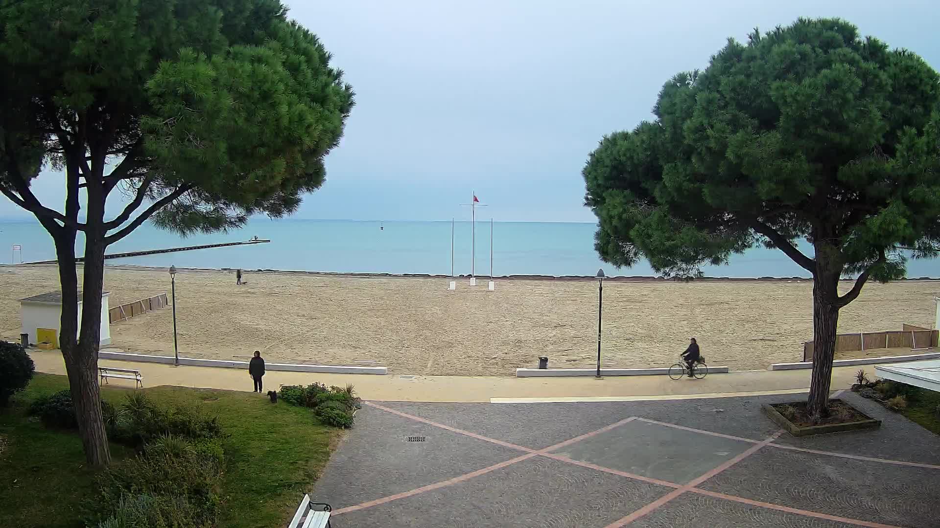 Grado Strand Eingang | Live-Ansicht der Küste