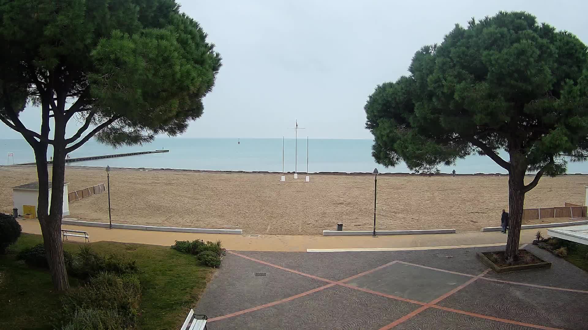 Entrée Plage Grado | Vue en Direct sur le Littoral