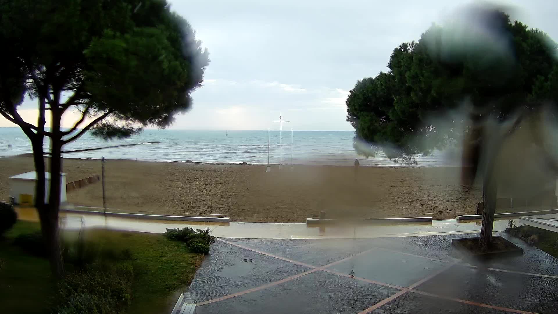 Entrée Plage Grado | Vue en Direct sur le Littoral