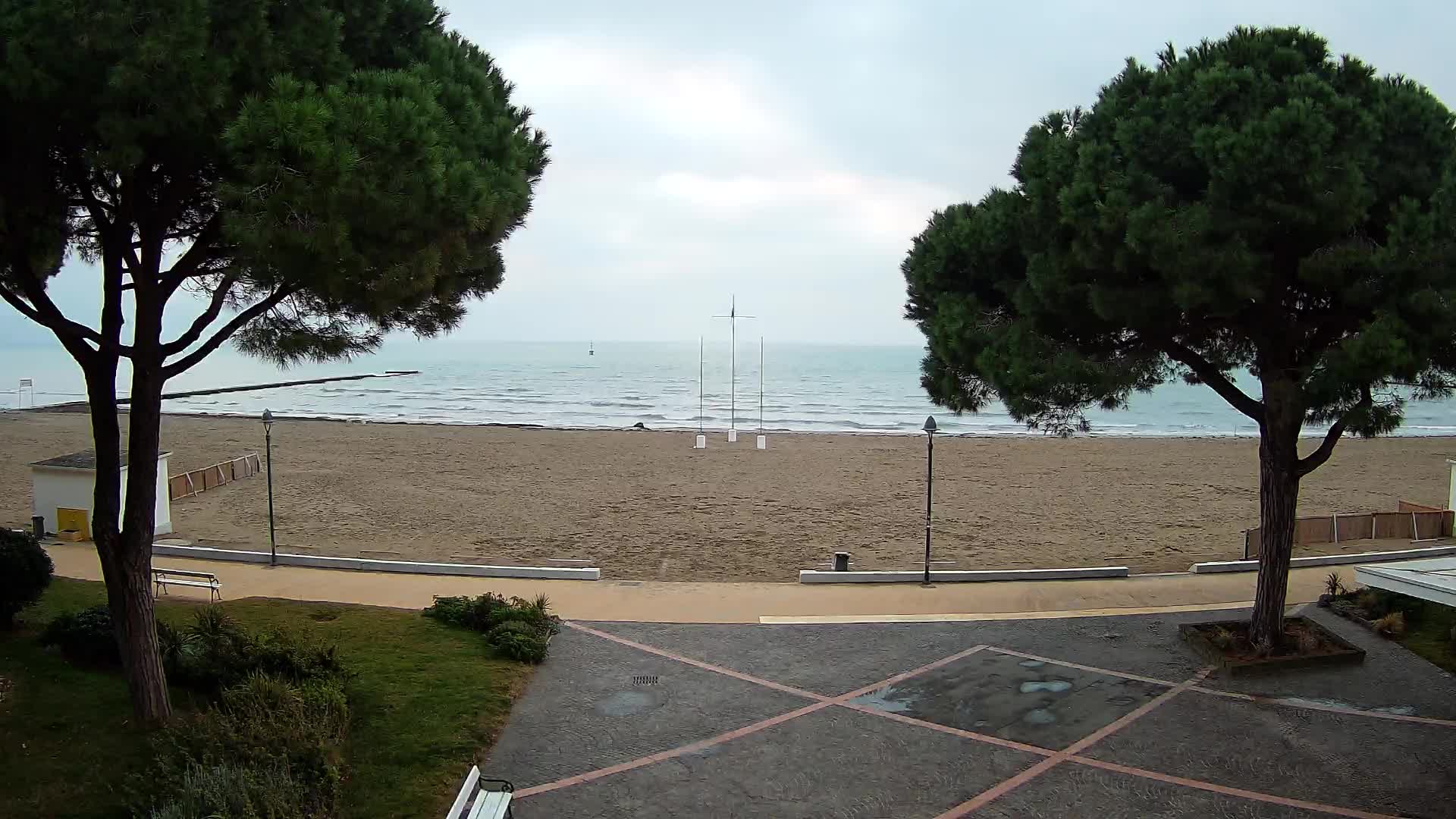 Grado Strand Eingang | Live-Ansicht der Küste