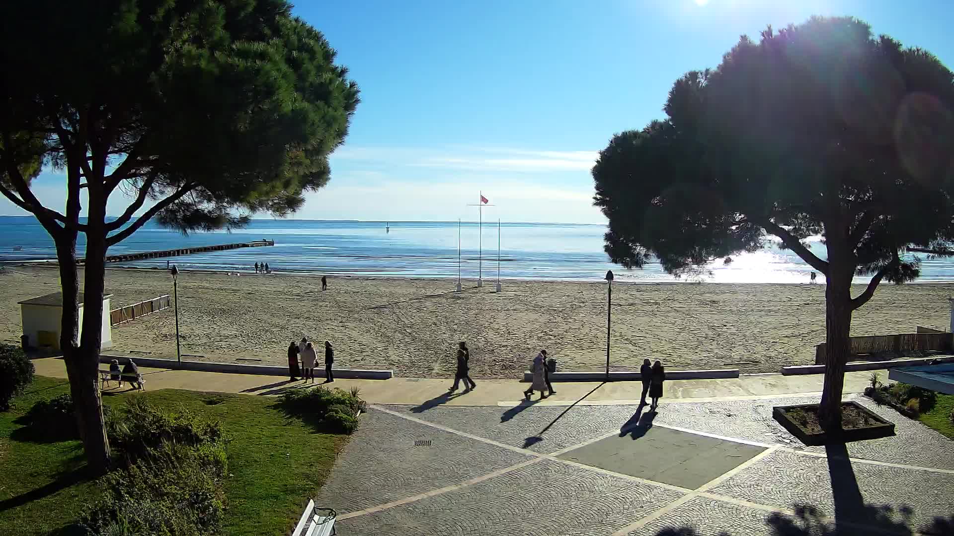 Grado Beach Webcam Entrance | Real-Time View of the Seaside