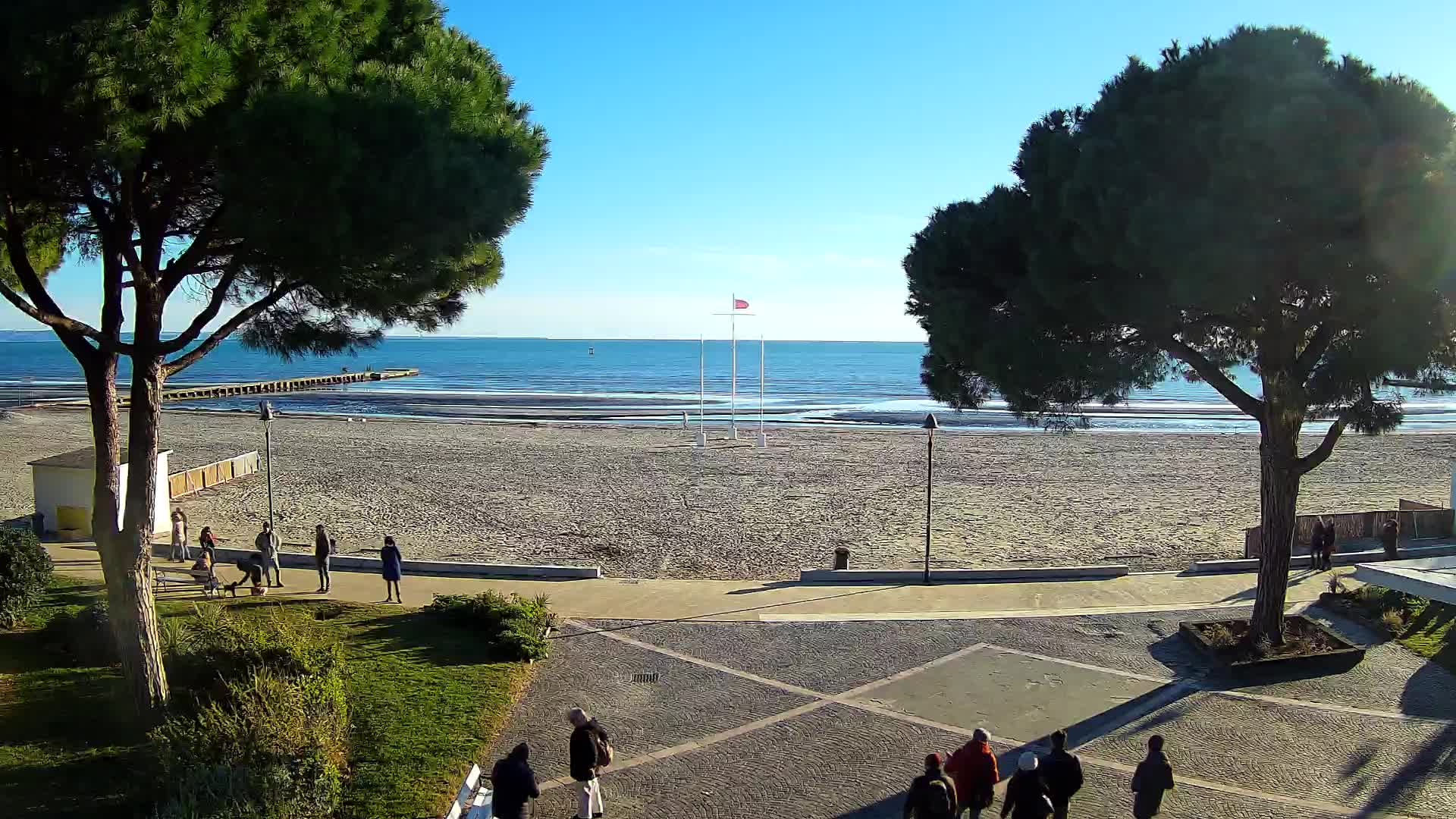 Grado Beach Webcam Entrance | Real-Time View of the Seaside