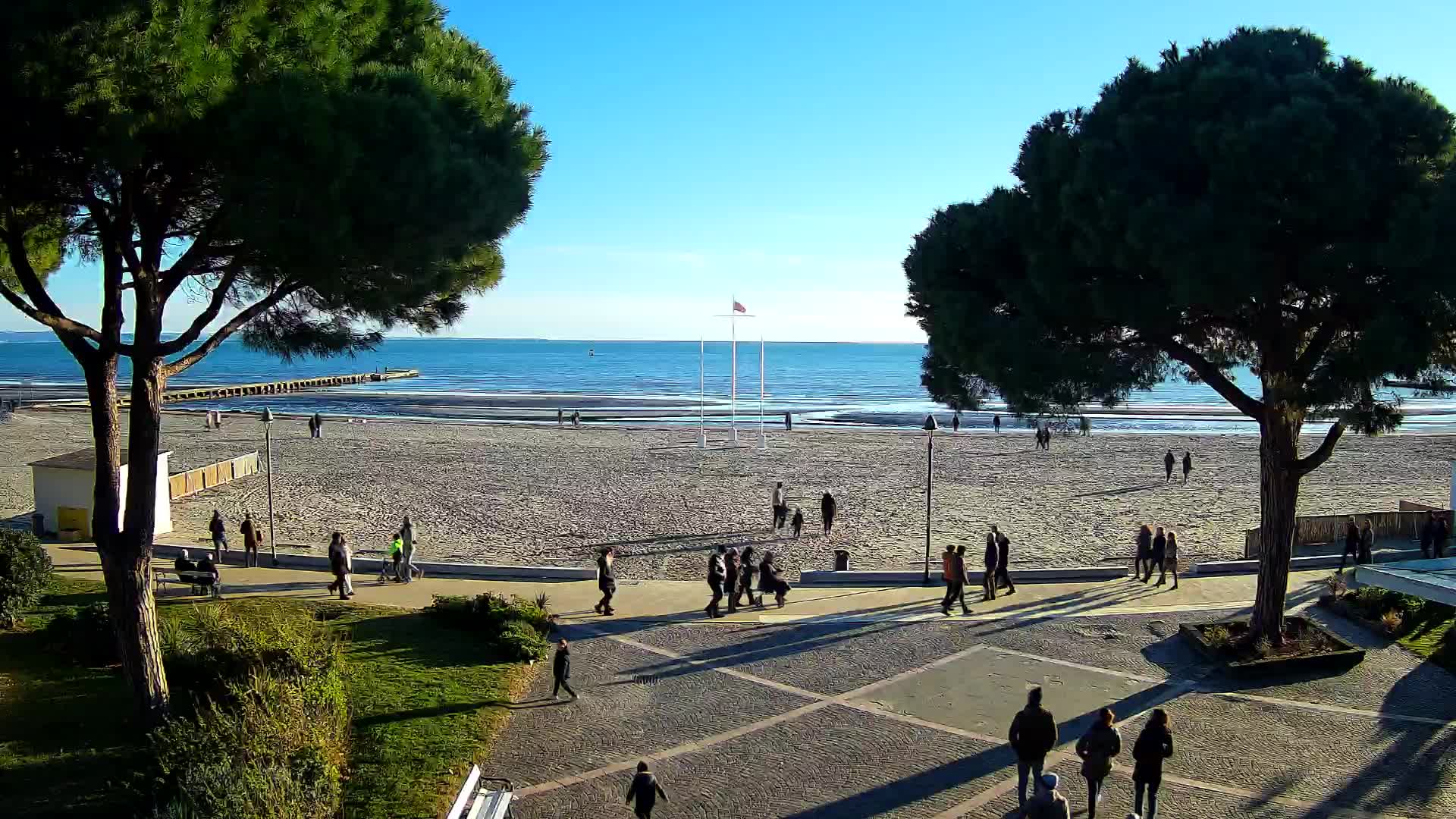 Grado Beach Webcam Entrance | Real-Time View of the Seaside