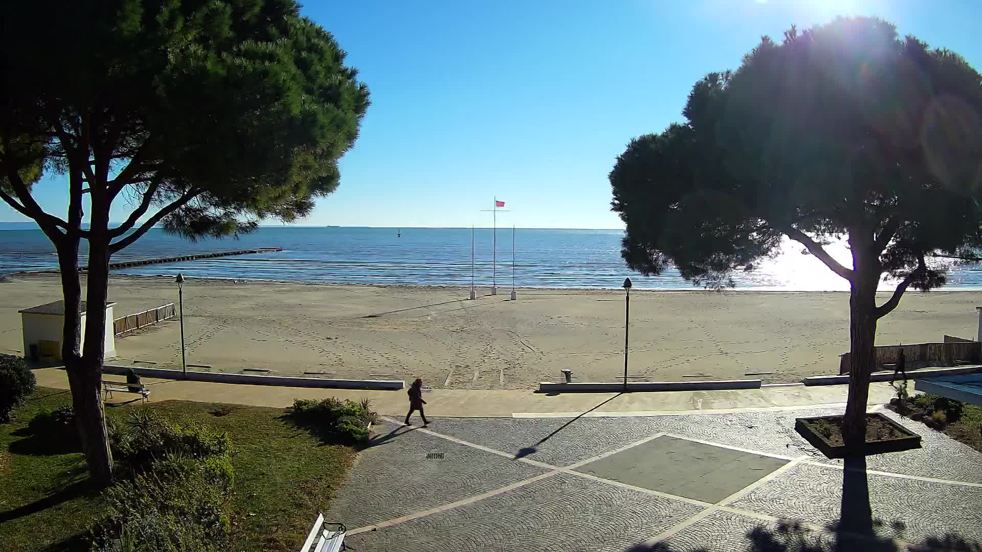 Grado Beach Webcam Entrance | Real-Time View of the Seaside