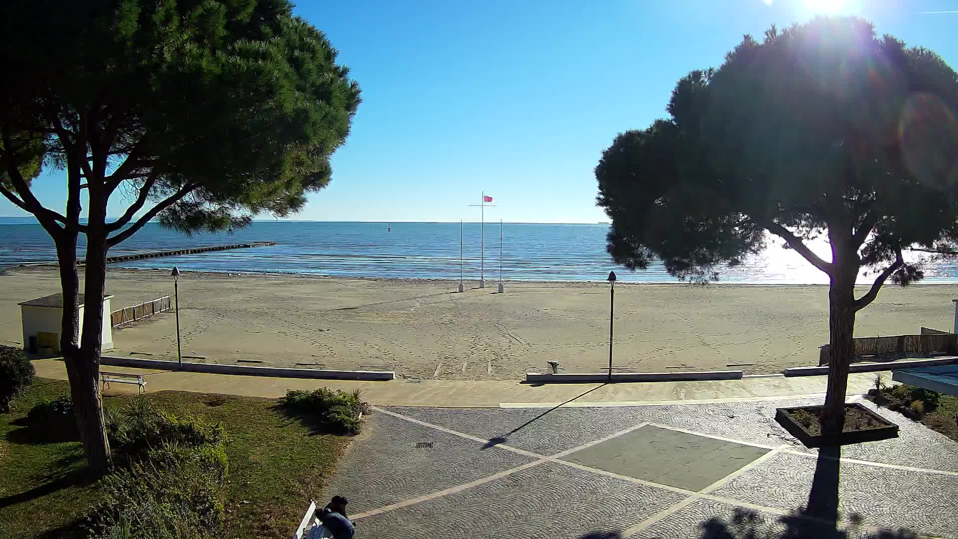 Grado Beach Webcam Entrance | Real-Time View of the Seaside