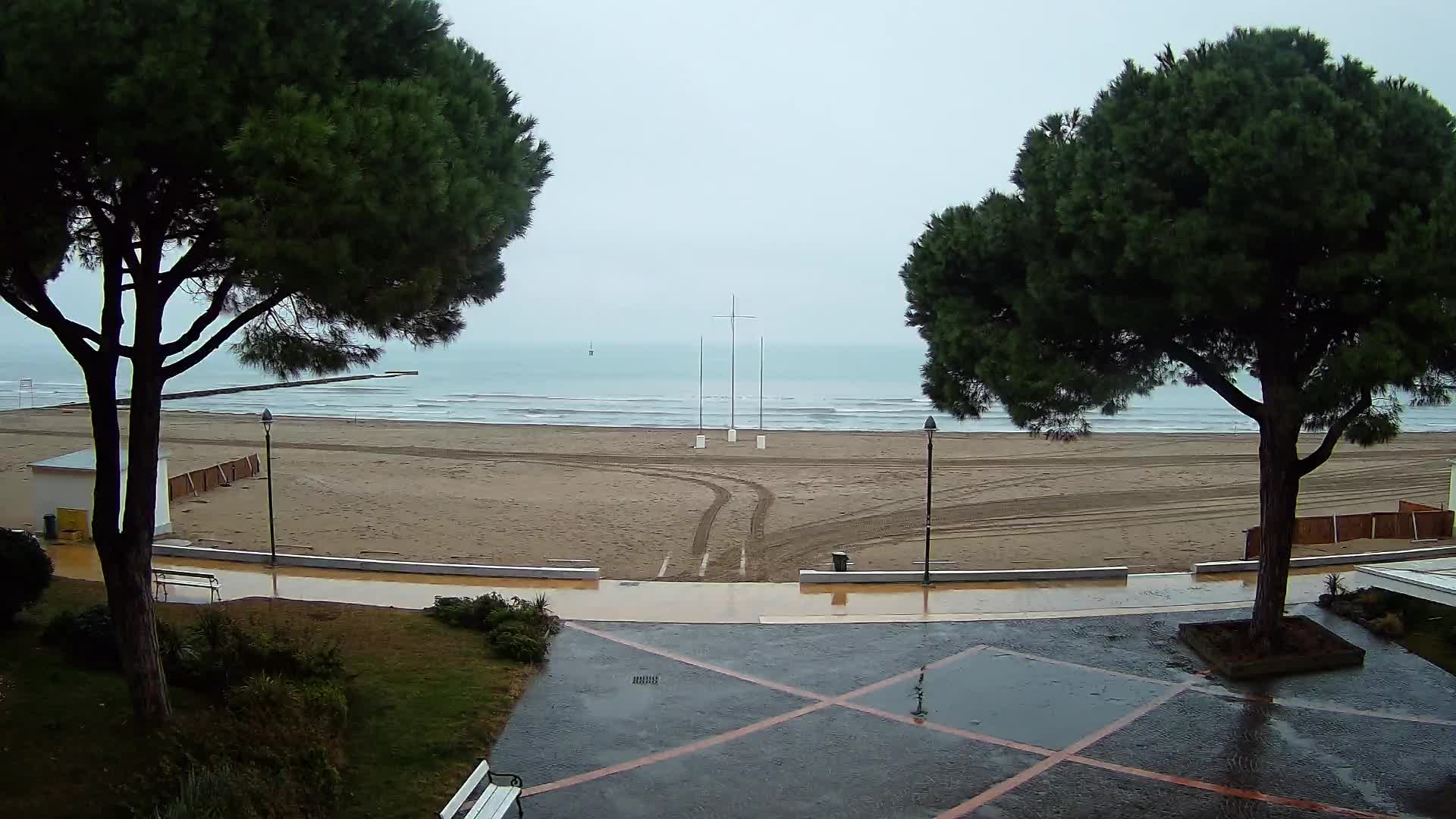 Grado Strand Eingang | Live-Ansicht der Küste