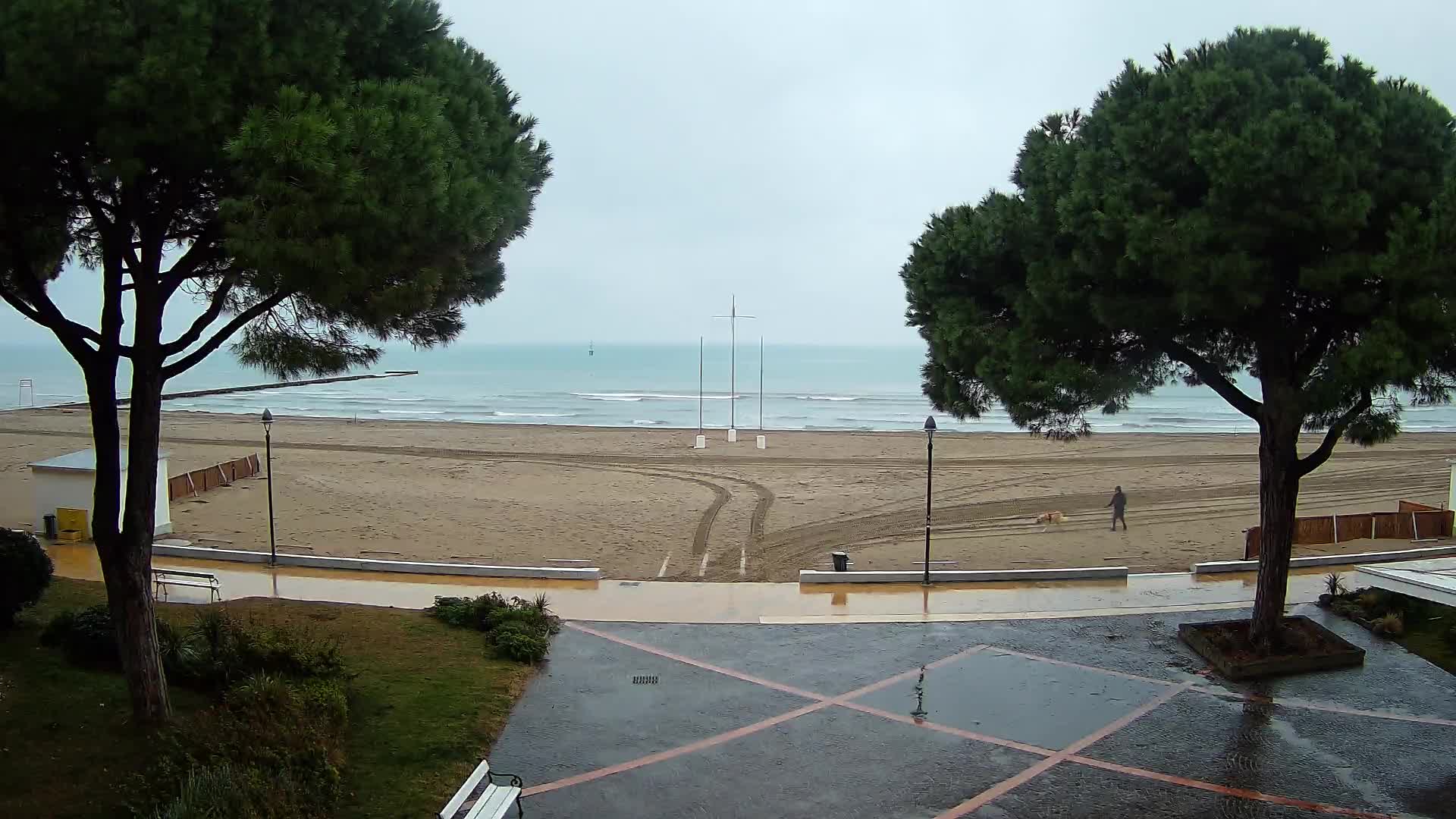 Entrée Plage Grado | Vue en Direct sur le Littoral