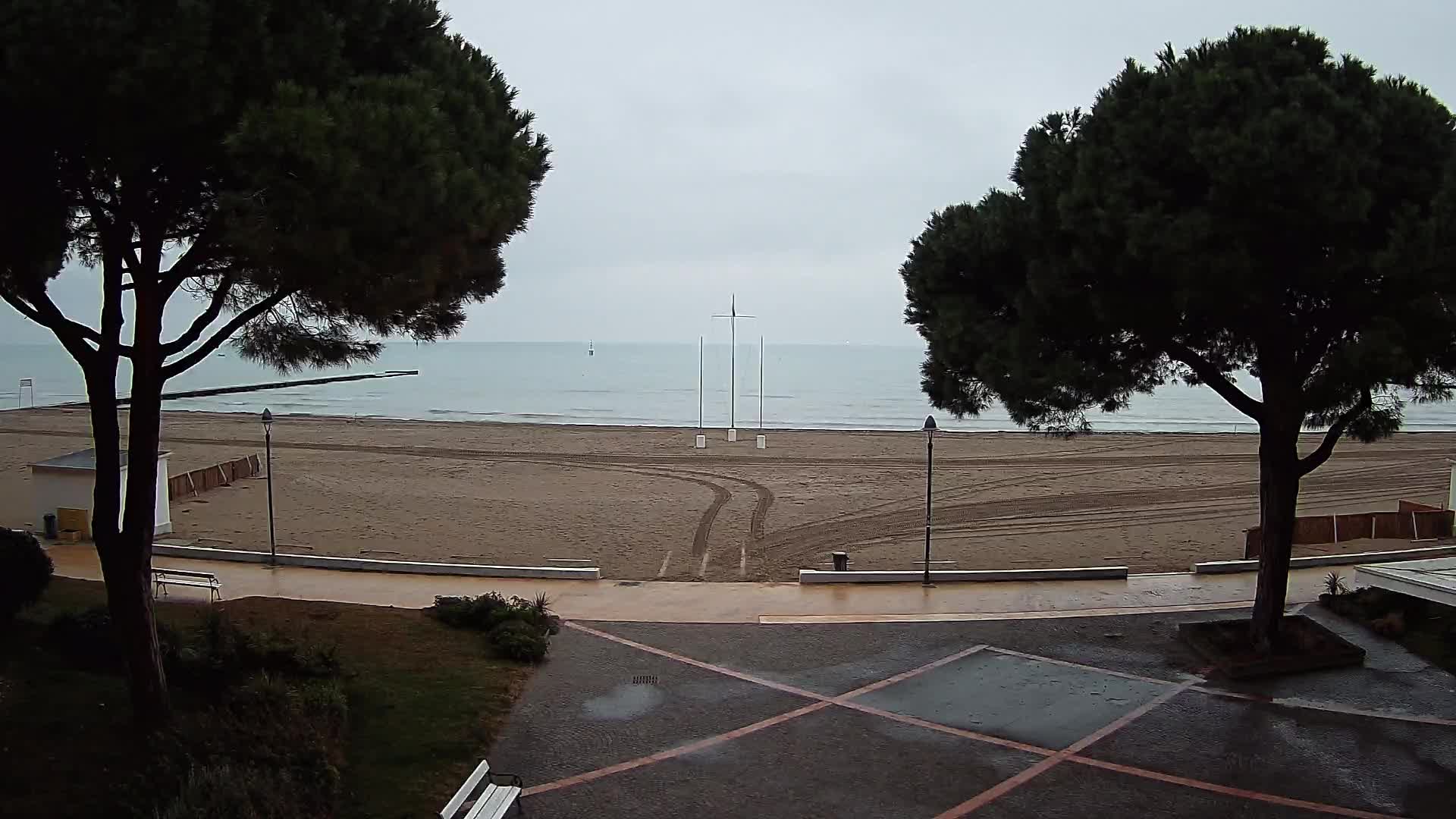 Grado Strand Eingang | Live-Ansicht der Küste