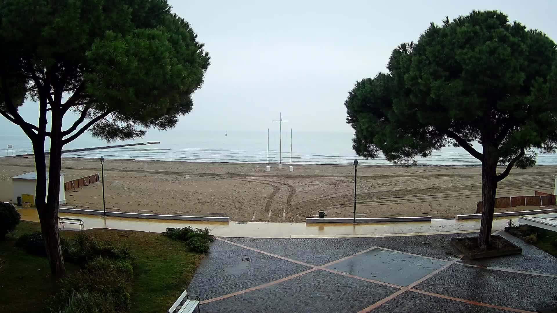 Grado Strand Eingang | Live-Ansicht der Küste