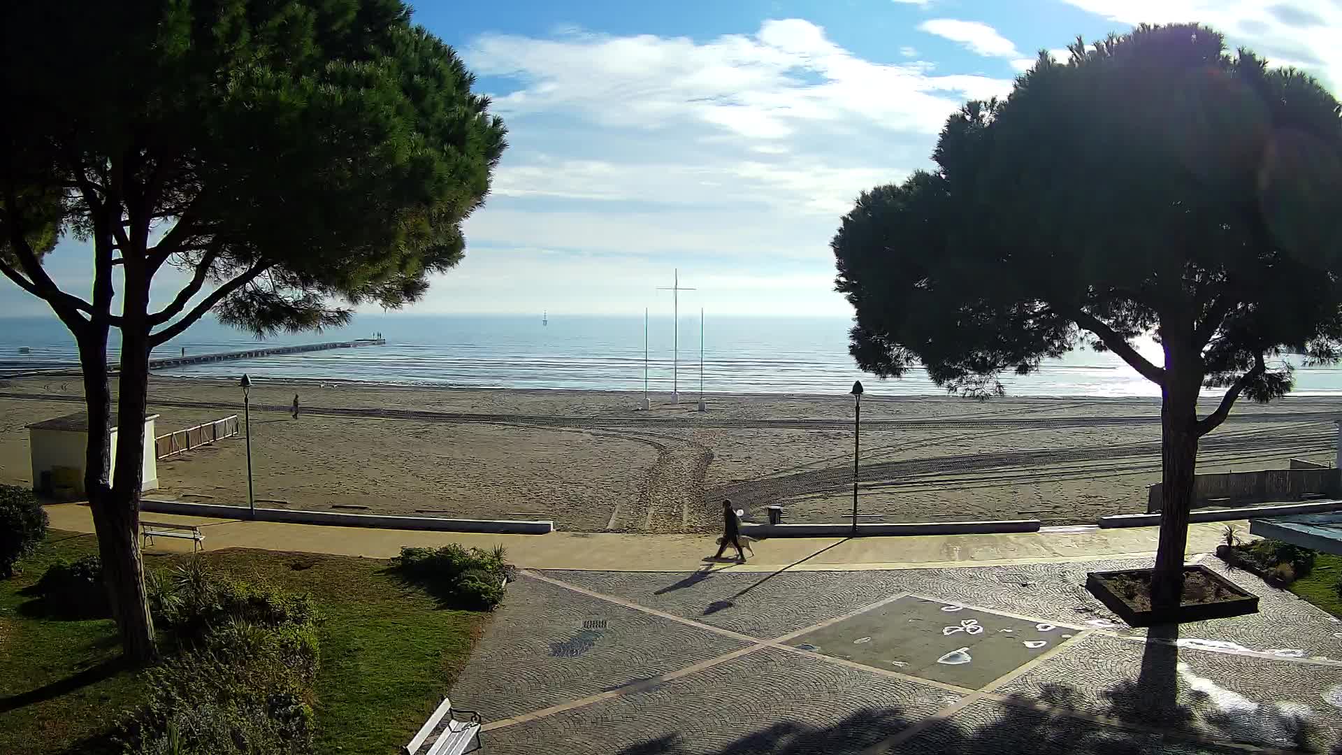 Grado Strand Eingang | Live-Ansicht der Küste