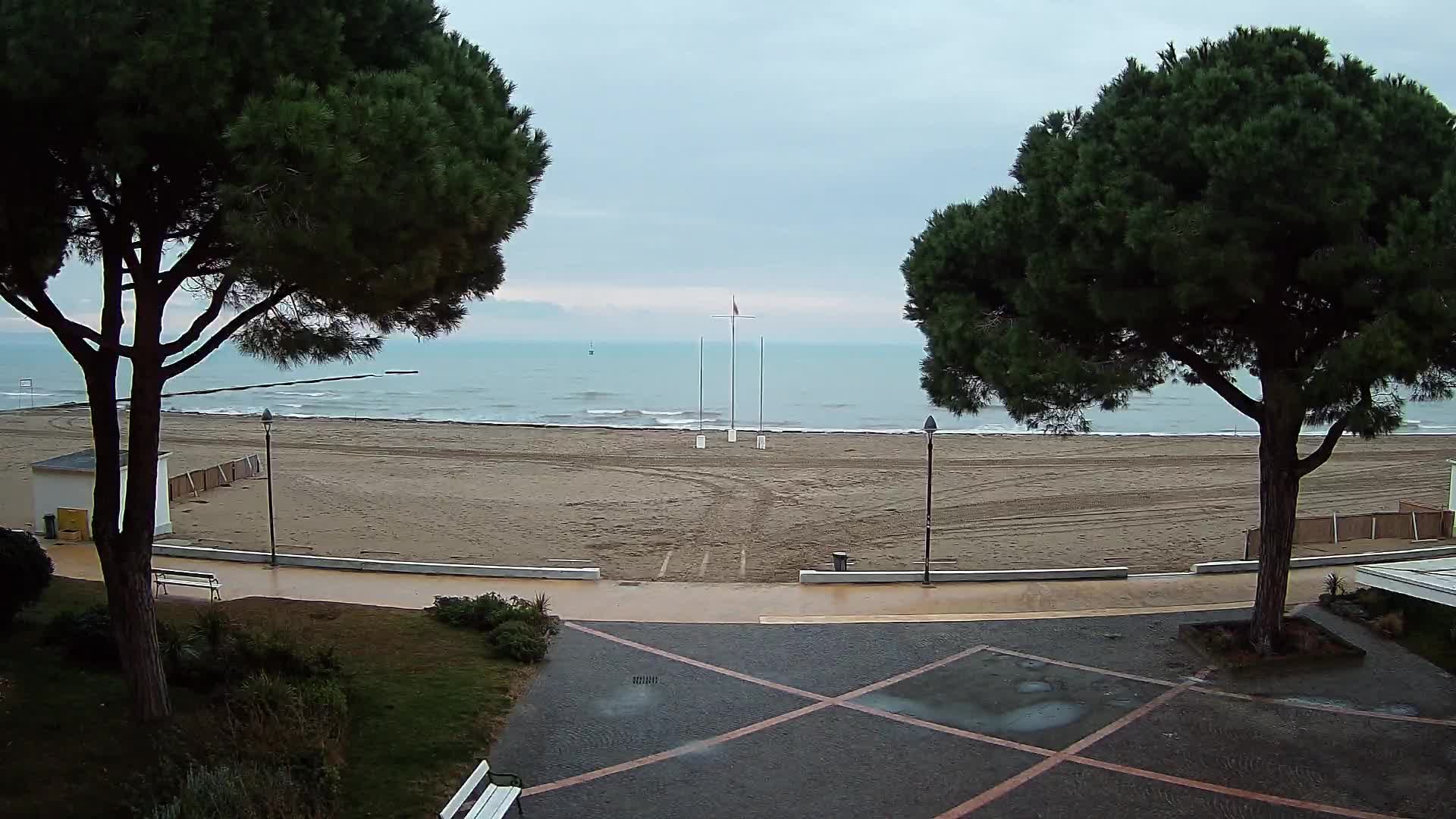 Grado Strand Eingang | Live-Ansicht der Küste