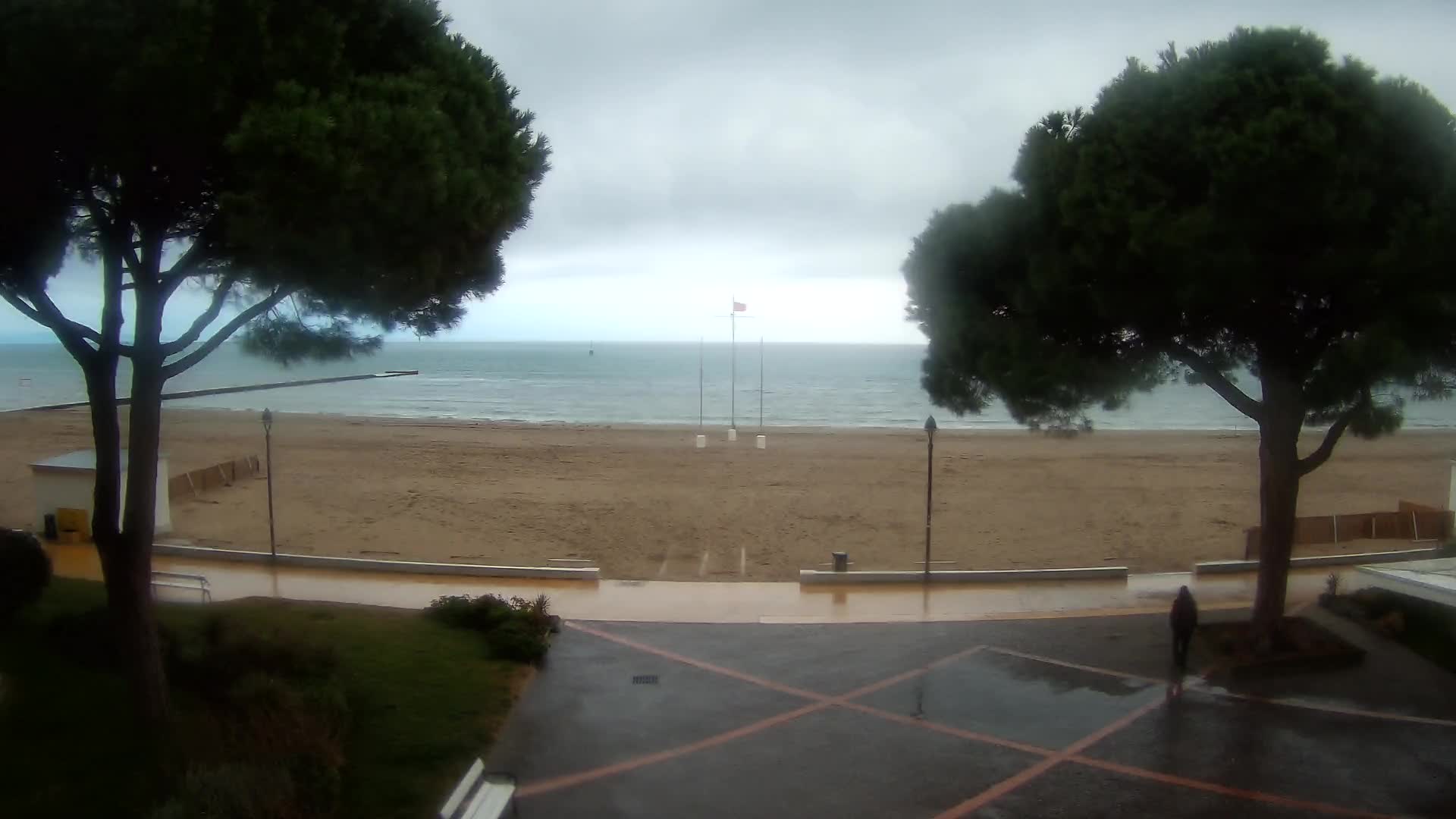 Grado Strand Eingang | Live-Ansicht der Küste