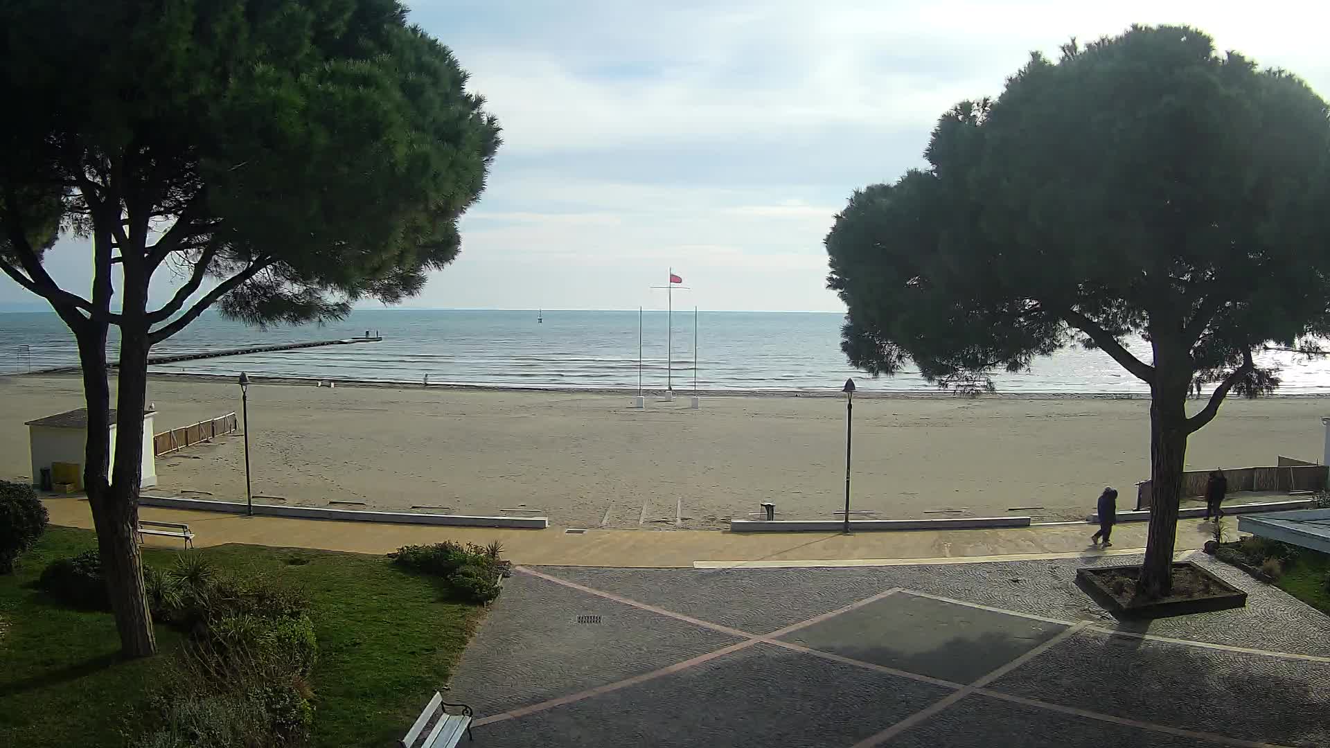 Grado Beach Webcam Entrance | Real-Time View of the Seaside