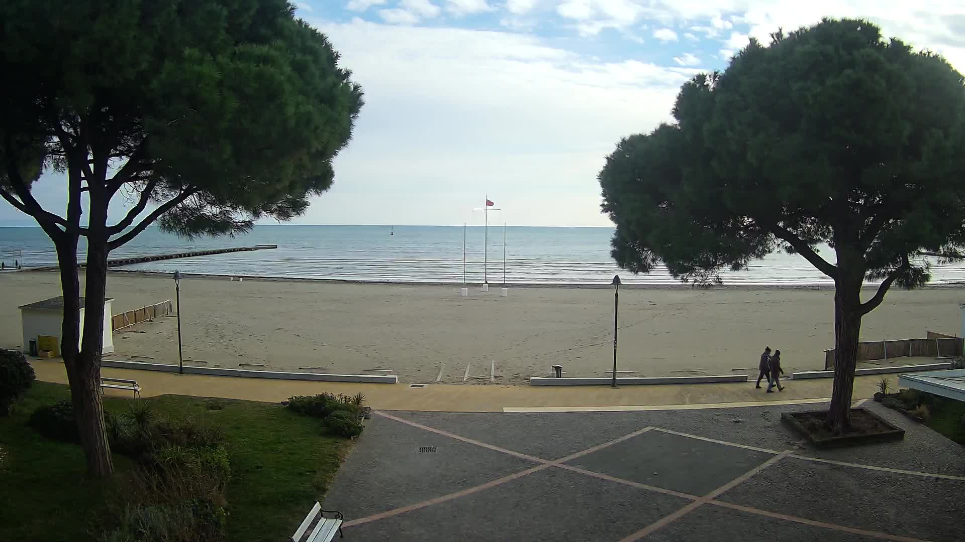 Grado Strand Eingang | Live-Ansicht der Küste