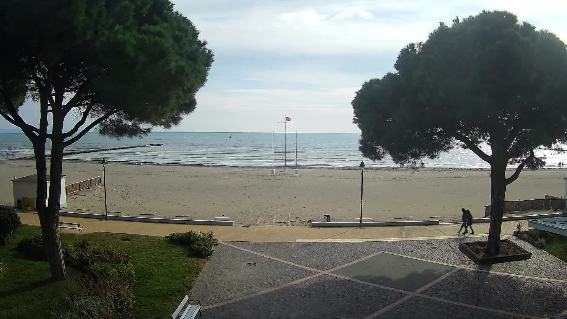 Entrée Plage Grado | Vue en Direct sur le Littoral