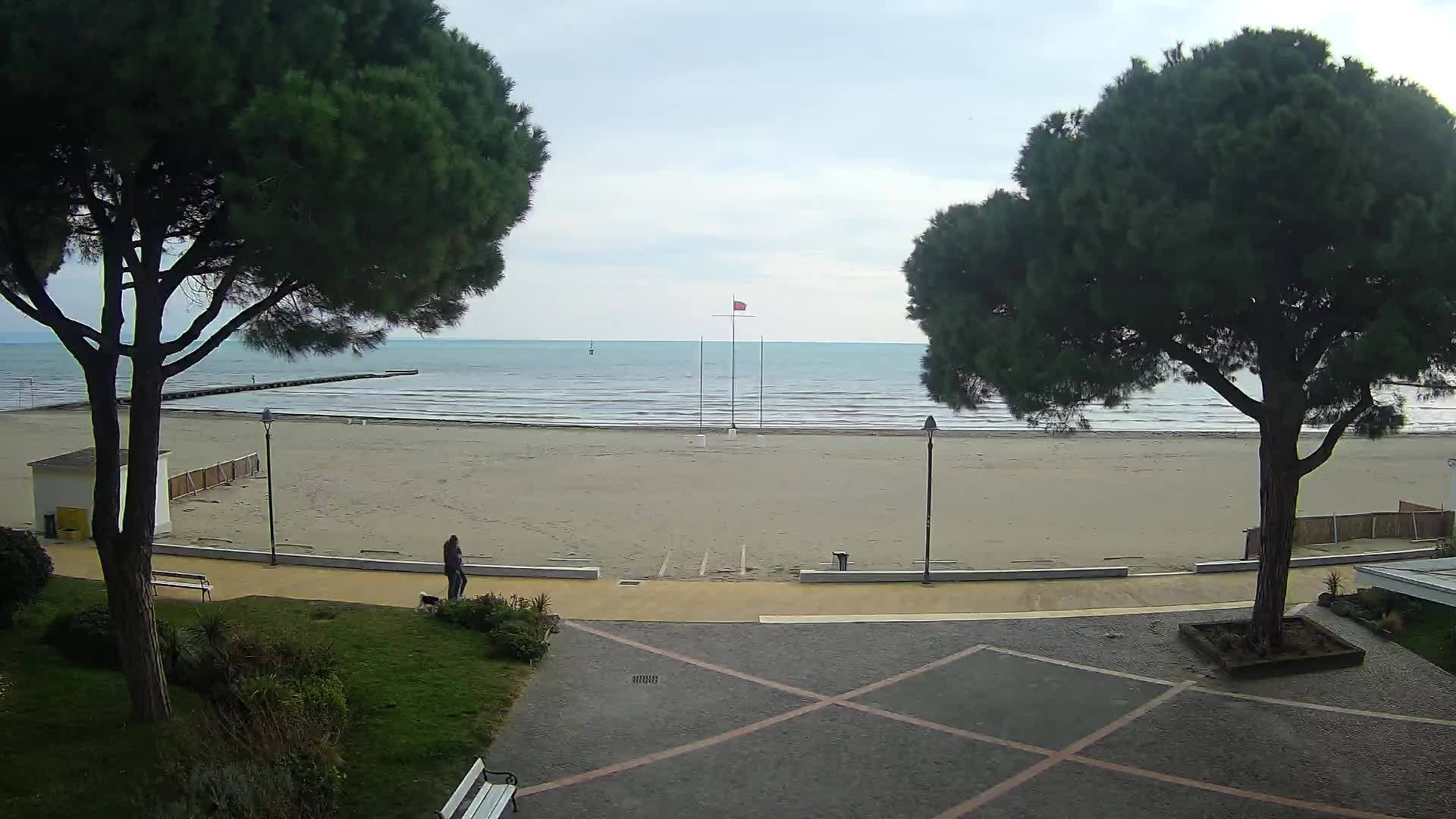 Grado Strand Eingang | Live-Ansicht der Küste