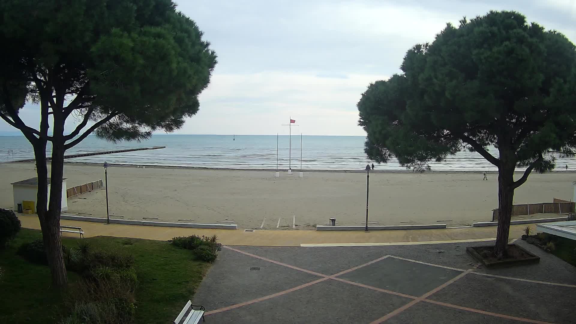 Grado Strand Eingang | Live-Ansicht der Küste