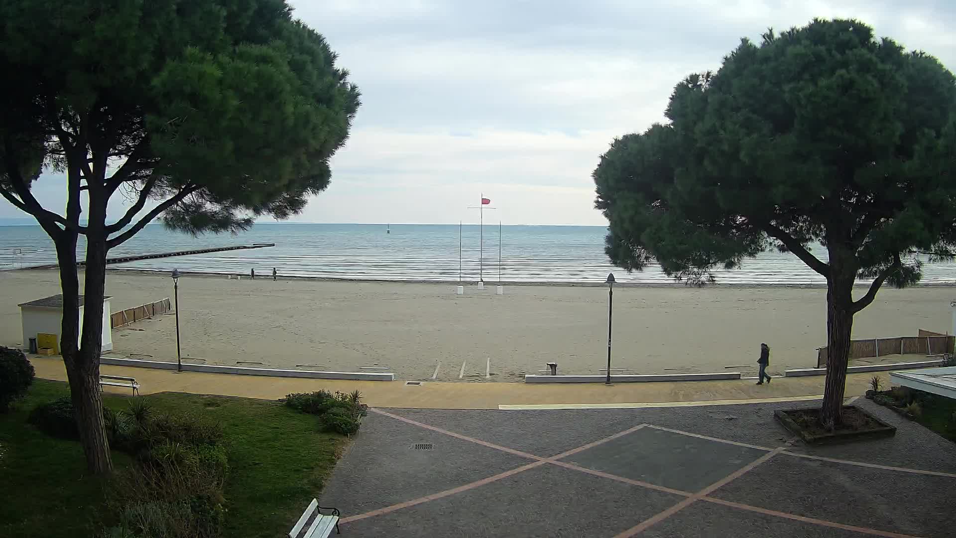 Grado Strand Eingang | Live-Ansicht der Küste