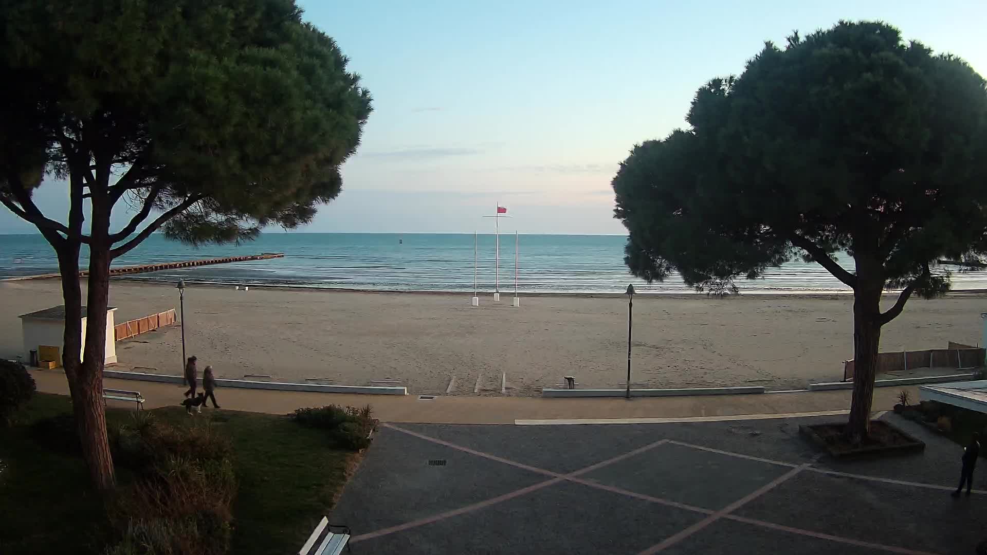 Entrée Plage Grado | Vue en Direct sur le Littoral