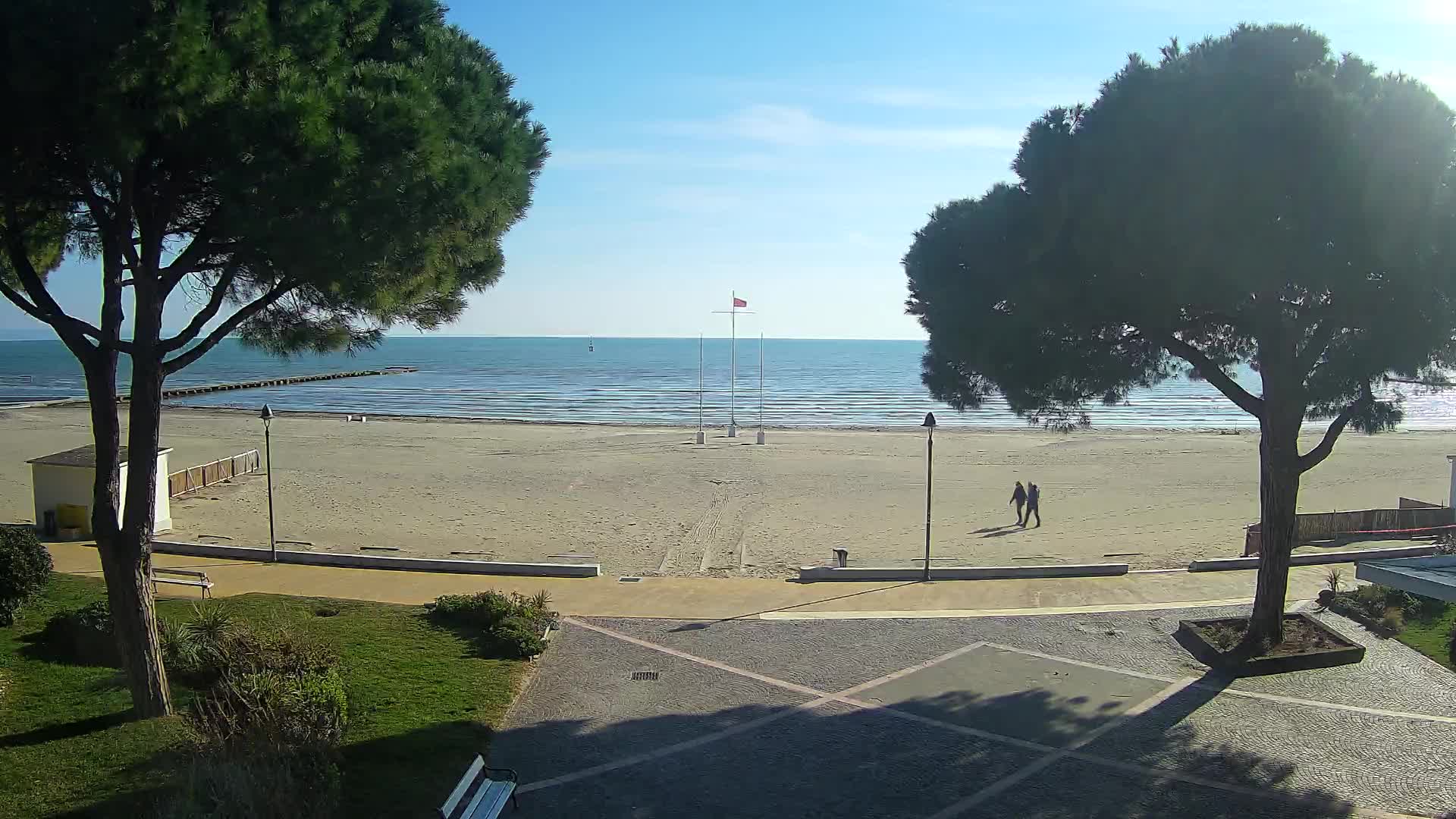 Grado Beach Webcam Entrance | Real-Time View of the Seaside