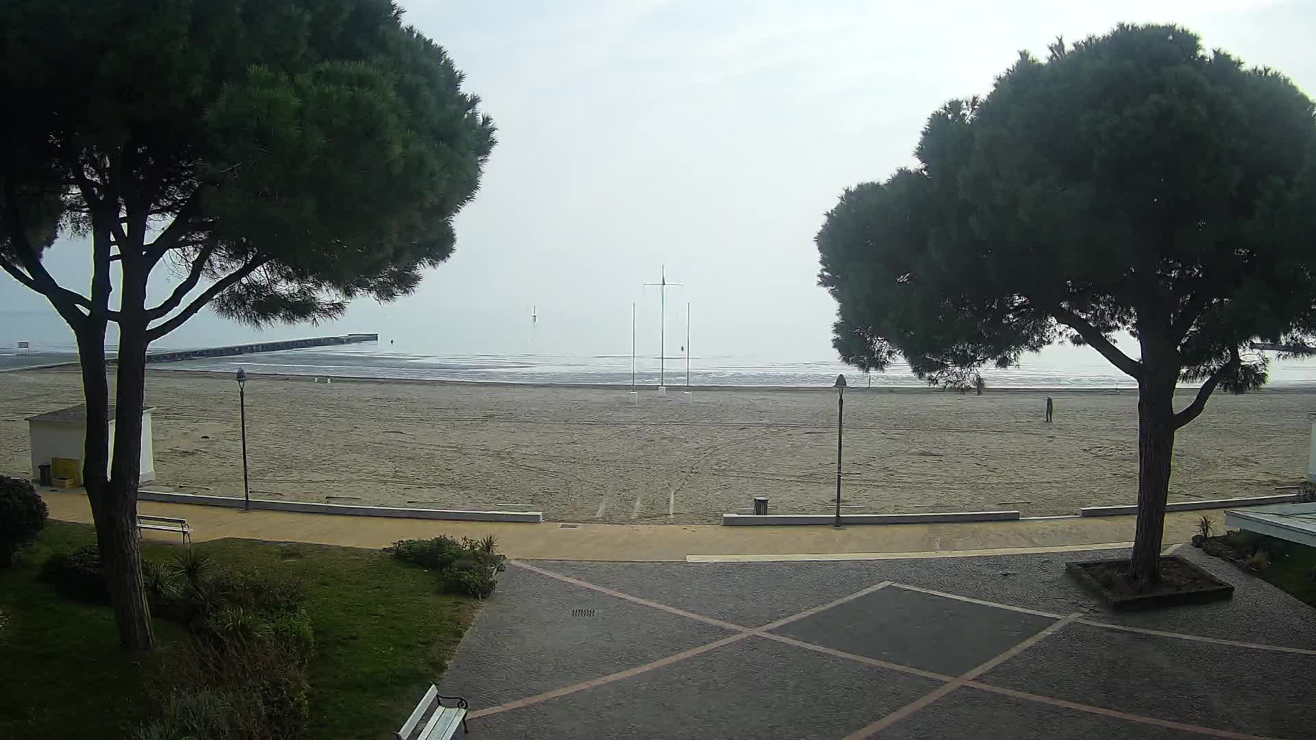 Entrée Plage Grado | Vue en Direct sur le Littoral