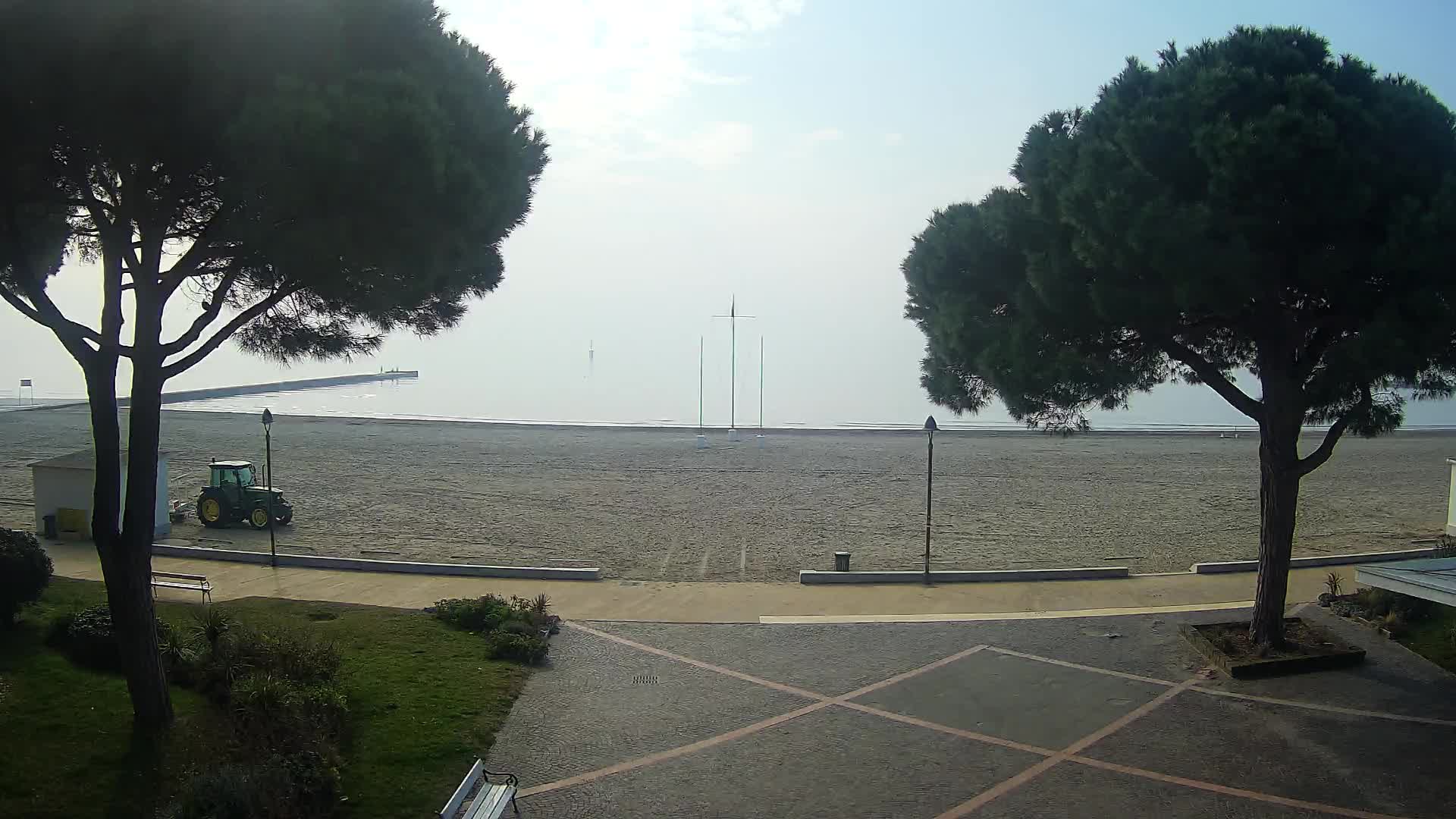 Grado Strand Eingang | Live-Ansicht der Küste