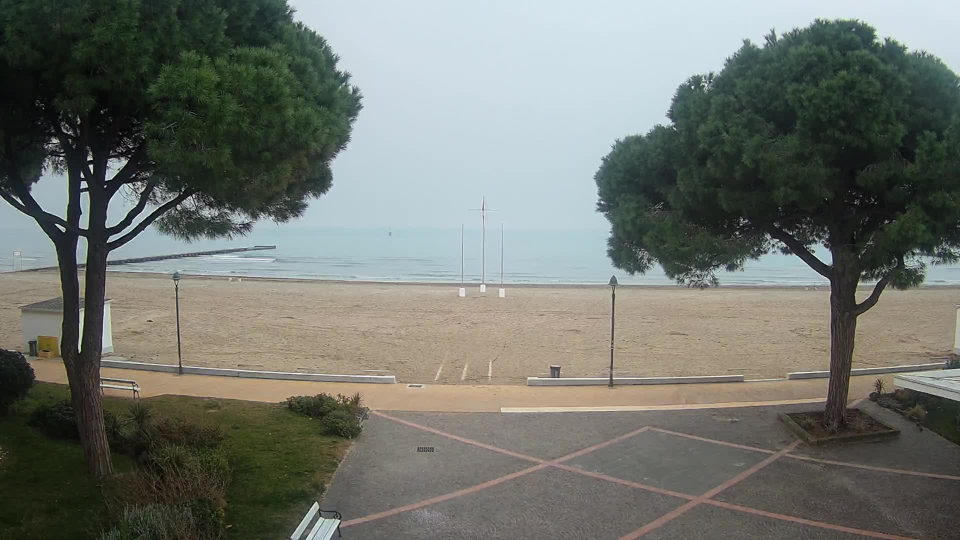 Grado Strand Eingang | Live-Ansicht der Küste