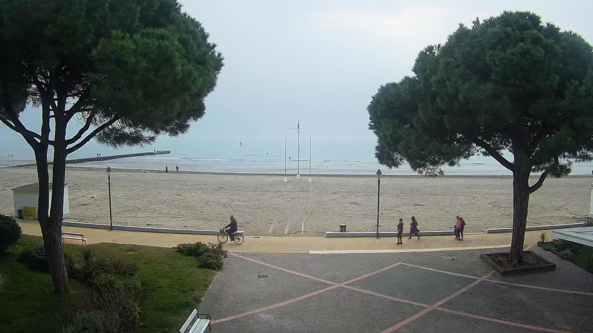 Grado Strand Eingang | Live-Ansicht der Küste