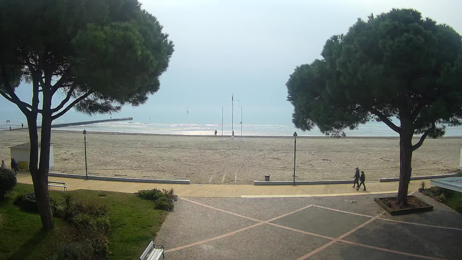 Entrée Plage Grado | Vue en Direct sur le Littoral