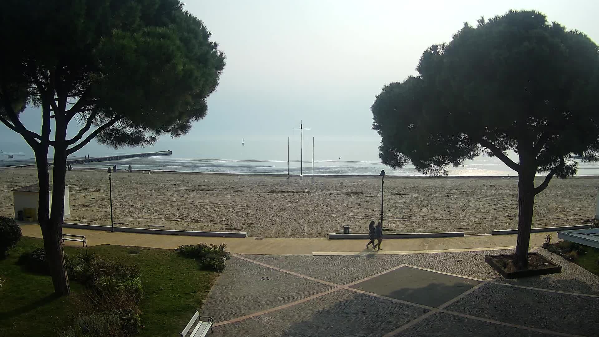 Entrée Plage Grado | Vue en Direct sur le Littoral