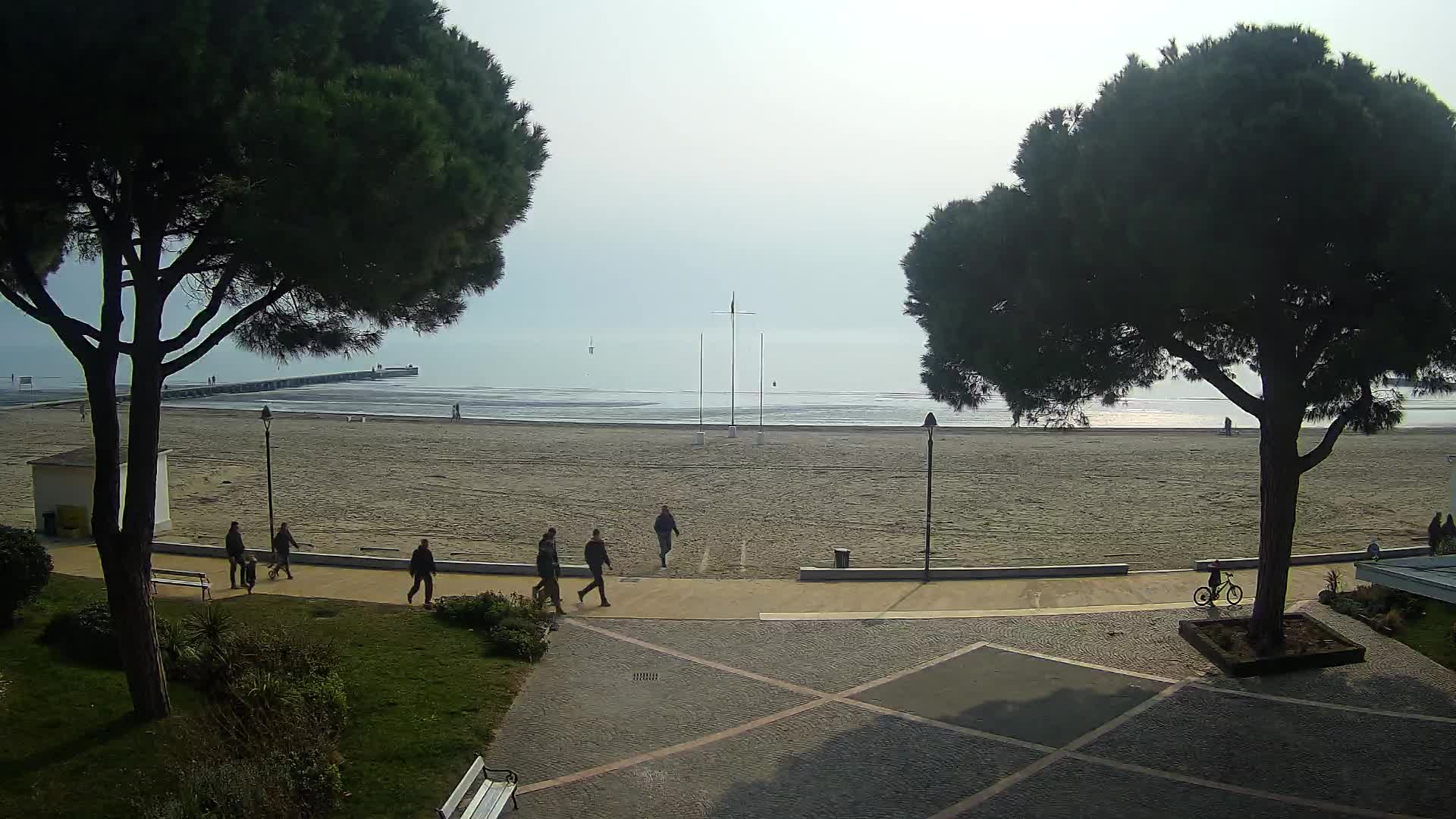 Entrée Plage Grado | Vue en Direct sur le Littoral