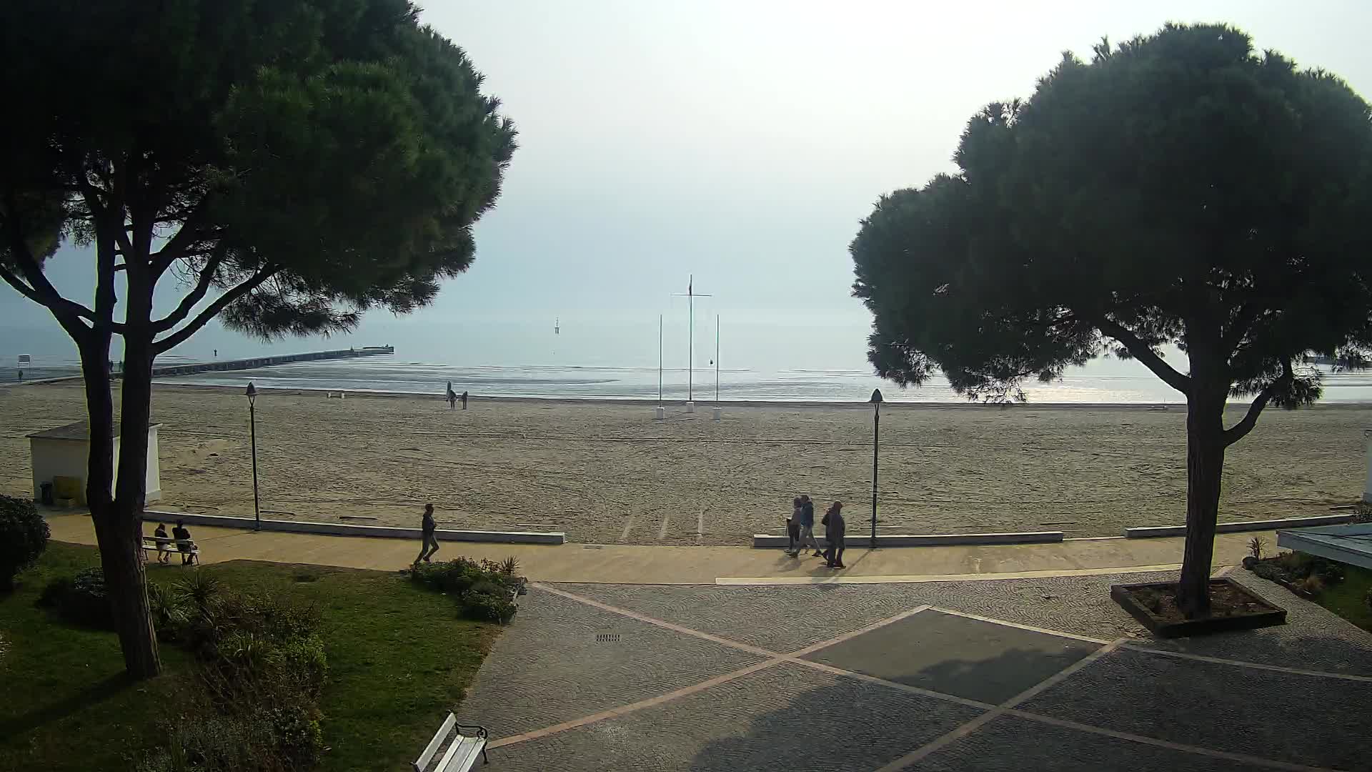 Grado Strand Eingang | Live-Ansicht der Küste