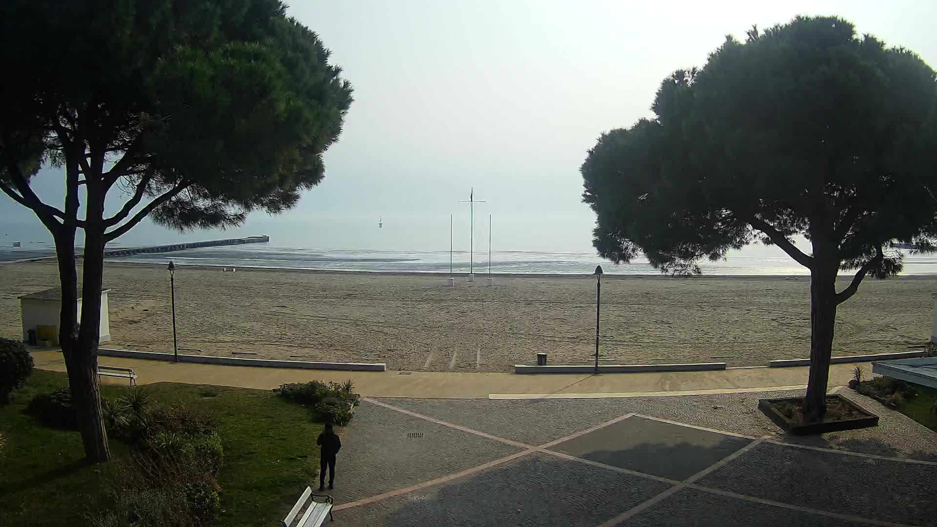 Grado Strand Eingang | Live-Ansicht der Küste