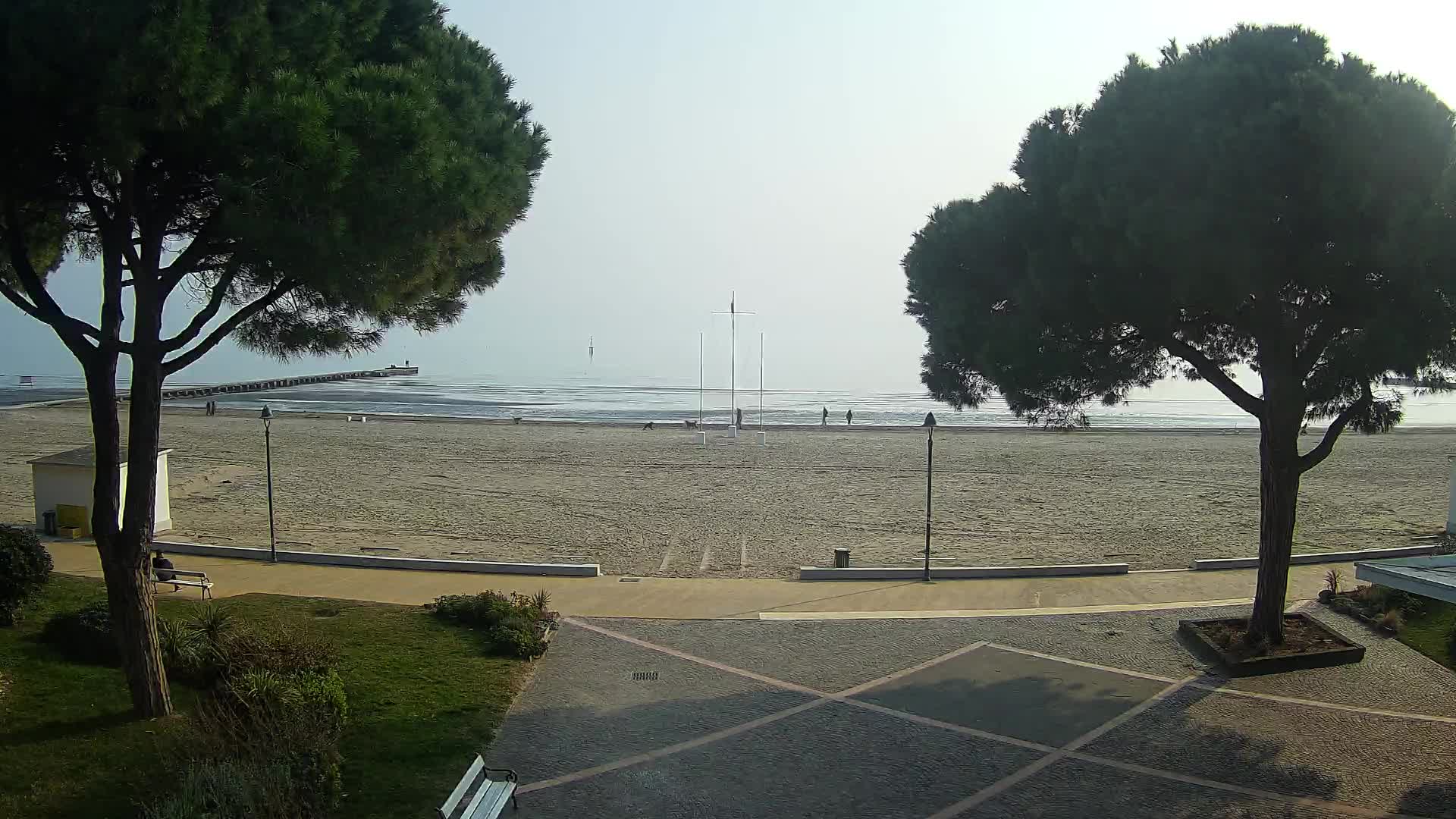 Grado Strand Eingang | Live-Ansicht der Küste