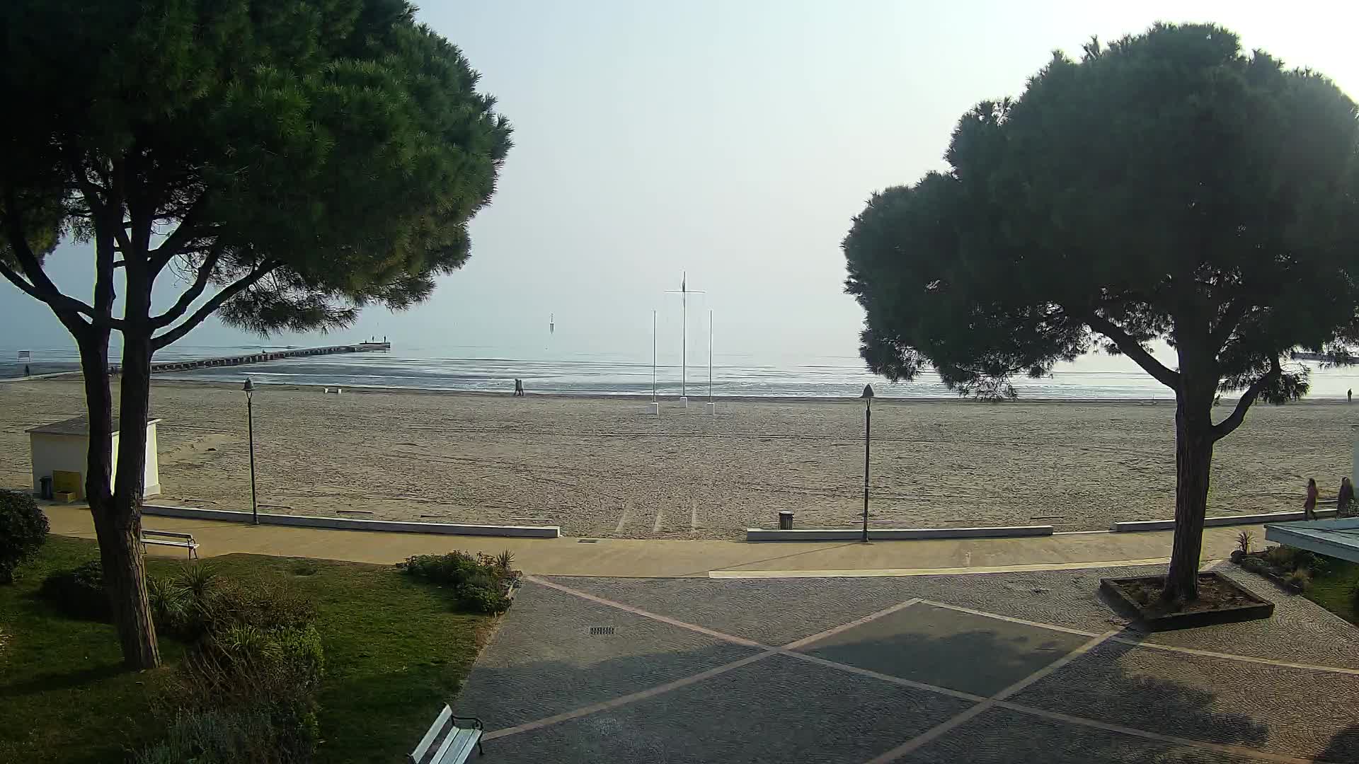 Entrée Plage Grado | Vue en Direct sur le Littoral