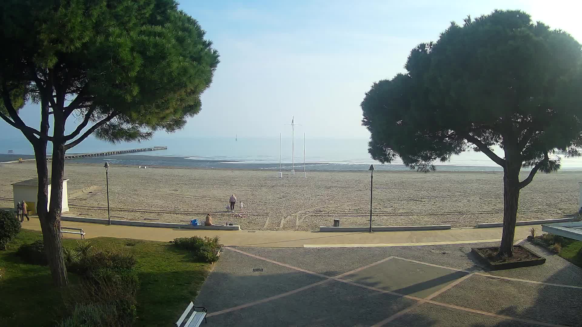 Grado Strand Eingang | Live-Ansicht der Küste