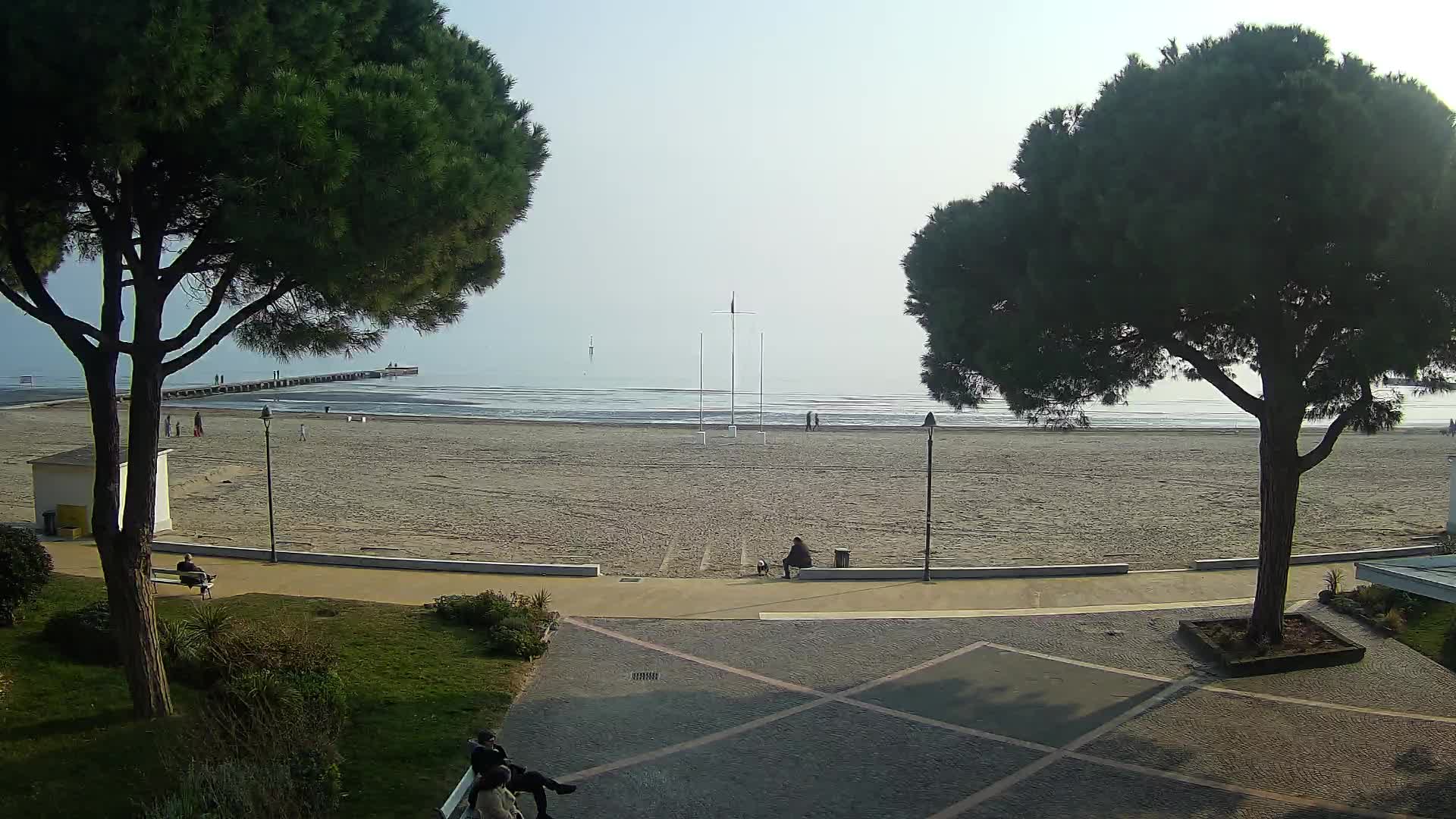 Entrée Plage Grado | Vue en Direct sur le Littoral