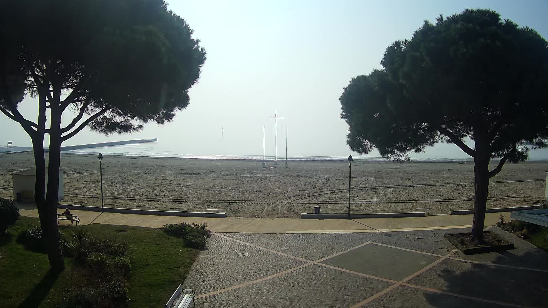 Entrée Plage Grado | Vue en Direct sur le Littoral