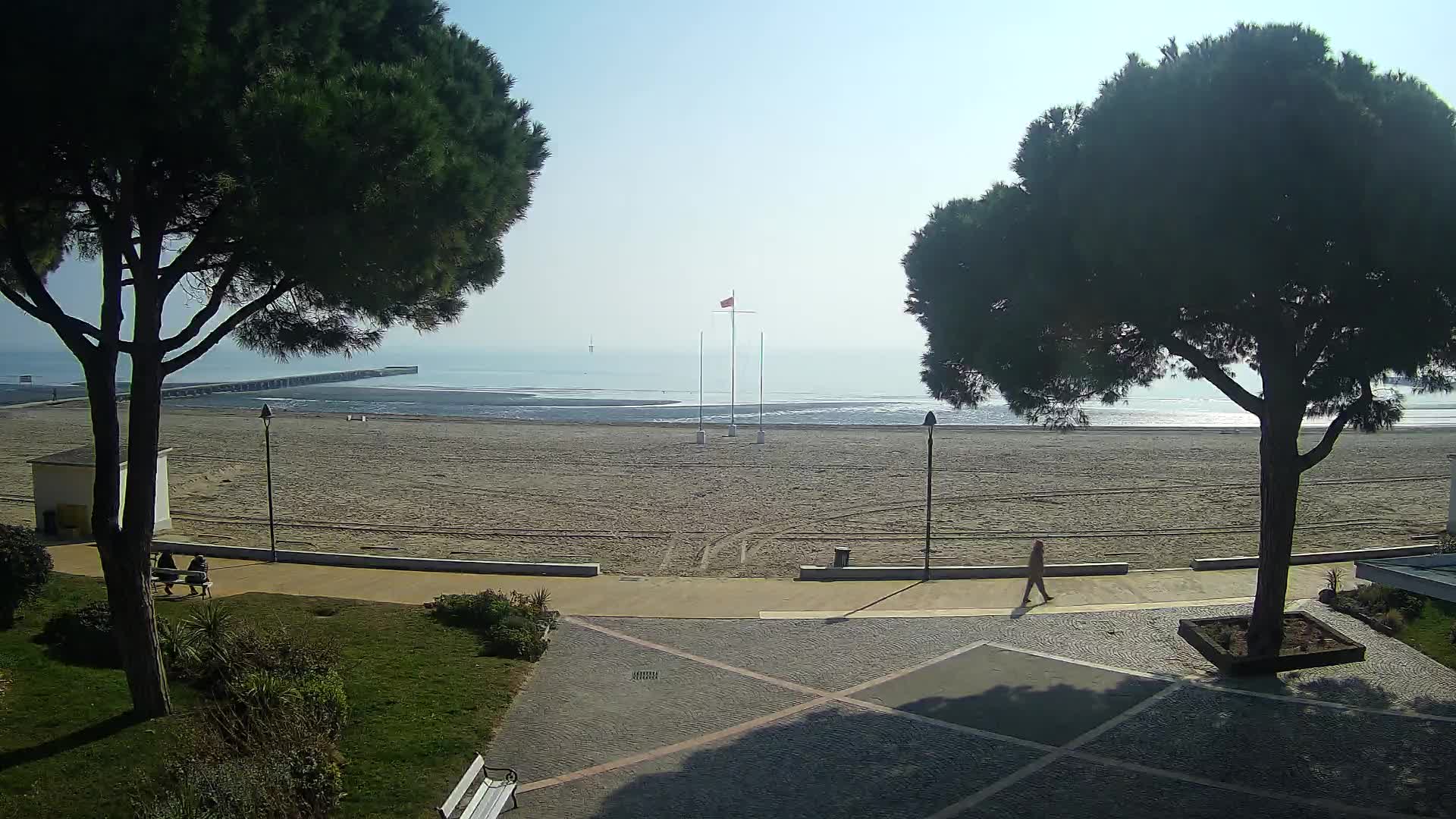 Entrée Plage Grado | Vue en Direct sur le Littoral